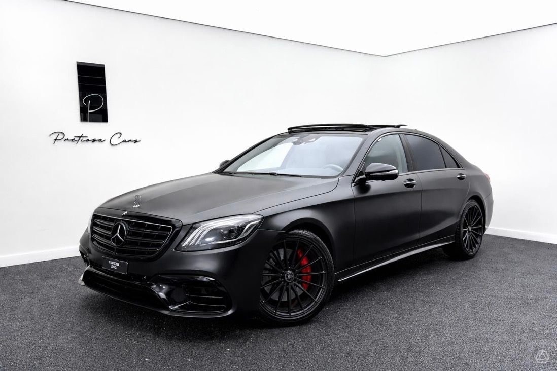 MERCEDES-BENZ S 500 L 4Matic 7G-Tronic Folie Schwarzmatt-image-0