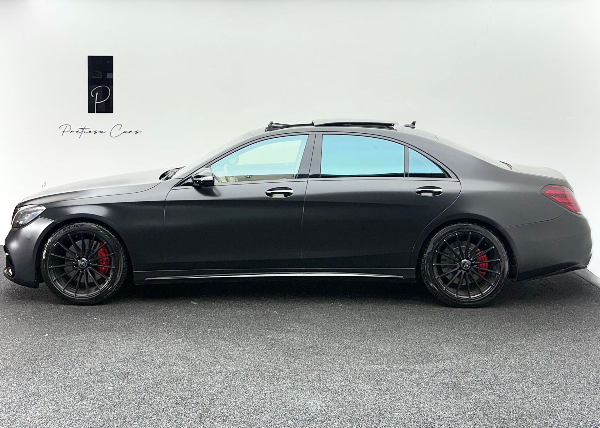 MERCEDES-BENZ S 500 L 4Matic 7G-Tronic Folie Schwarzmatt-image-3