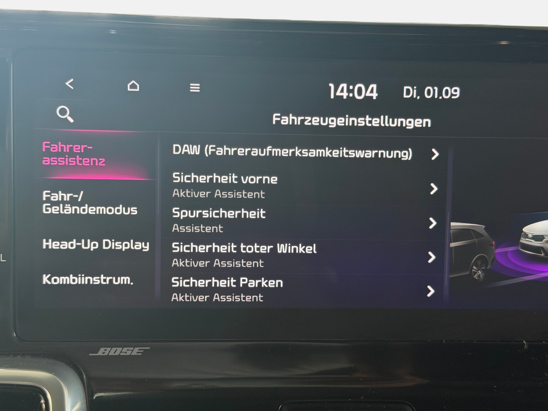 KIA Sorento 2.2 CRDI 7P. DCT Style | Neue Form | CH-Auto | Frisch MFK | AHK 2.5t. | Pano Dach-image-28
