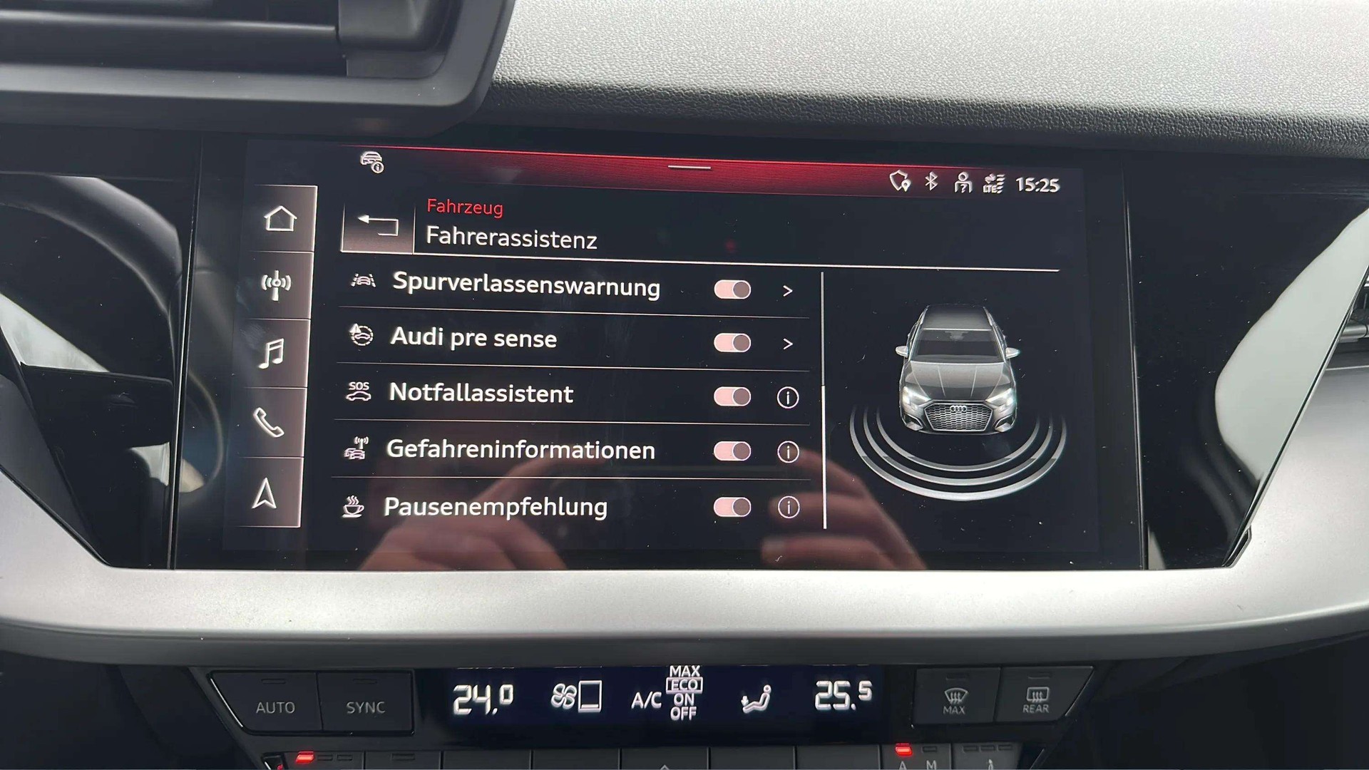AUDI A1 Sportback 30 TFSI S-tronic Intense mit 5J Werksgarantie oder bis 100000km-image-22