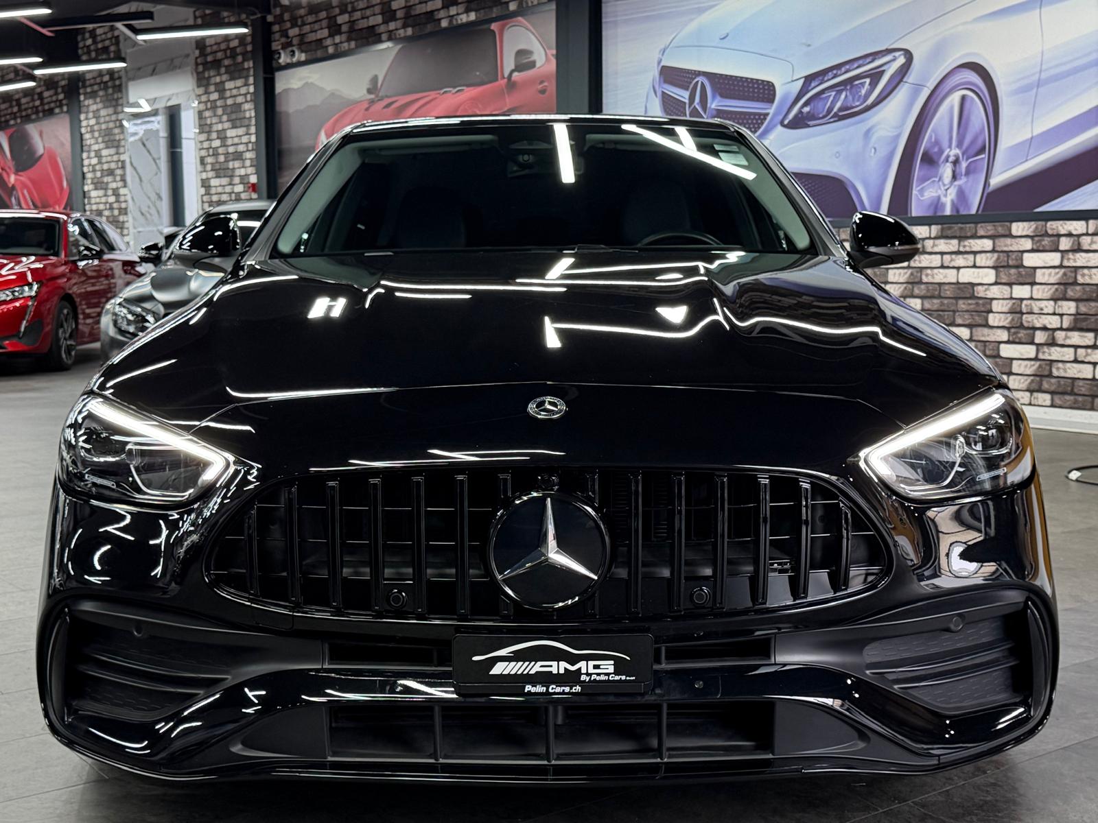 MERCEDES-BENZ C 180 AMG (C63s AMG Bodykit) Limited Black&Silver Performance 5 Jahre Werksgarantie & Gratisservice-image-3