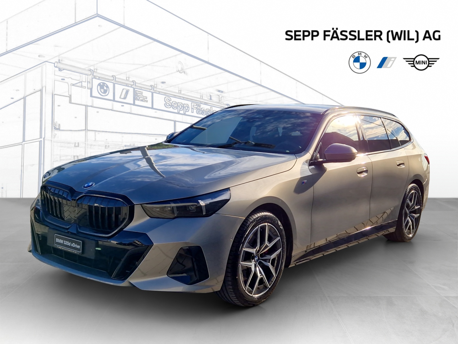 BMW 520d xDrive 48V Touring M Sport Pro Steptronic-image-0