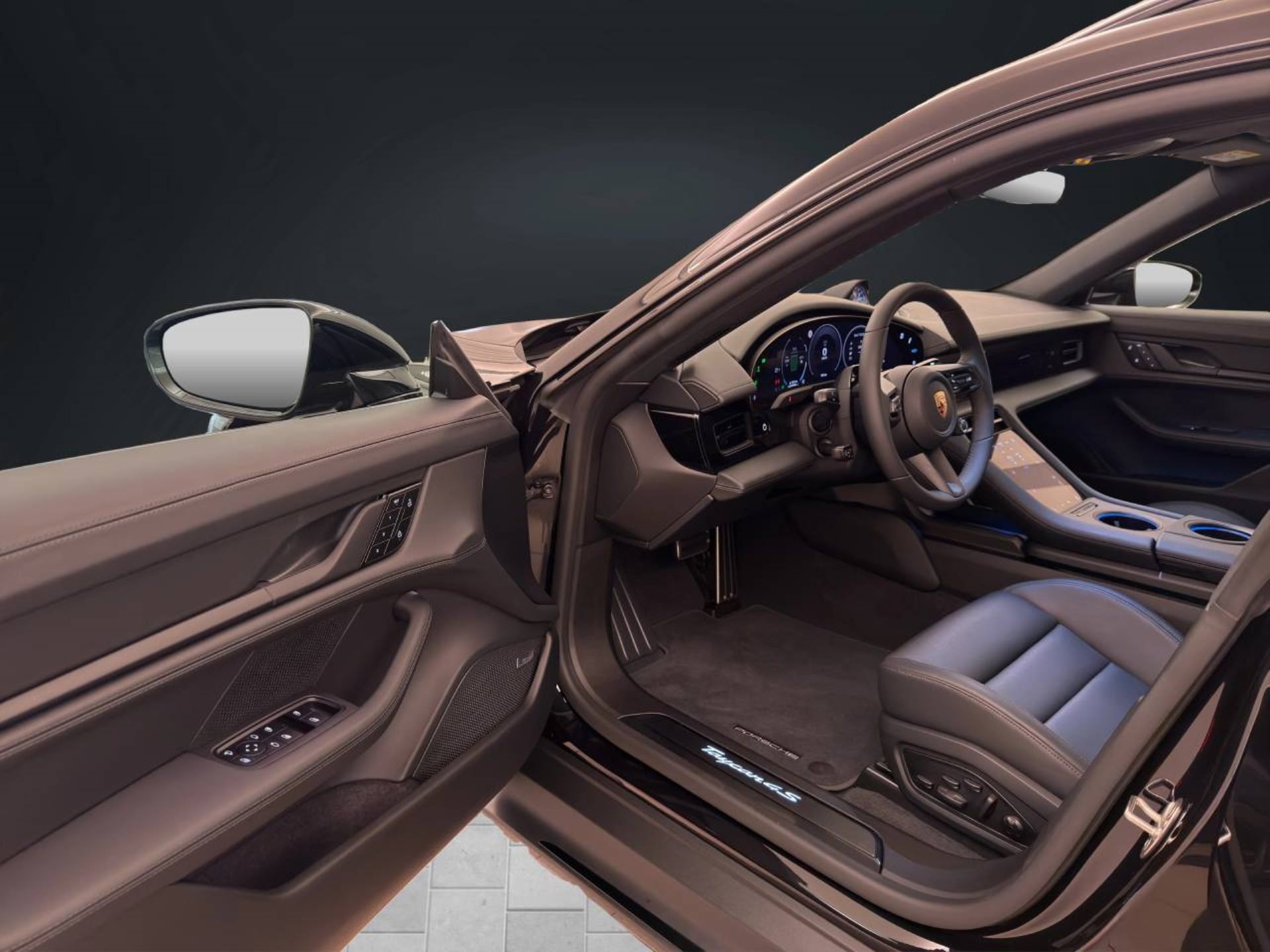 PORSCHE Taycan 4S Sport Turismo Black Edition-image-3