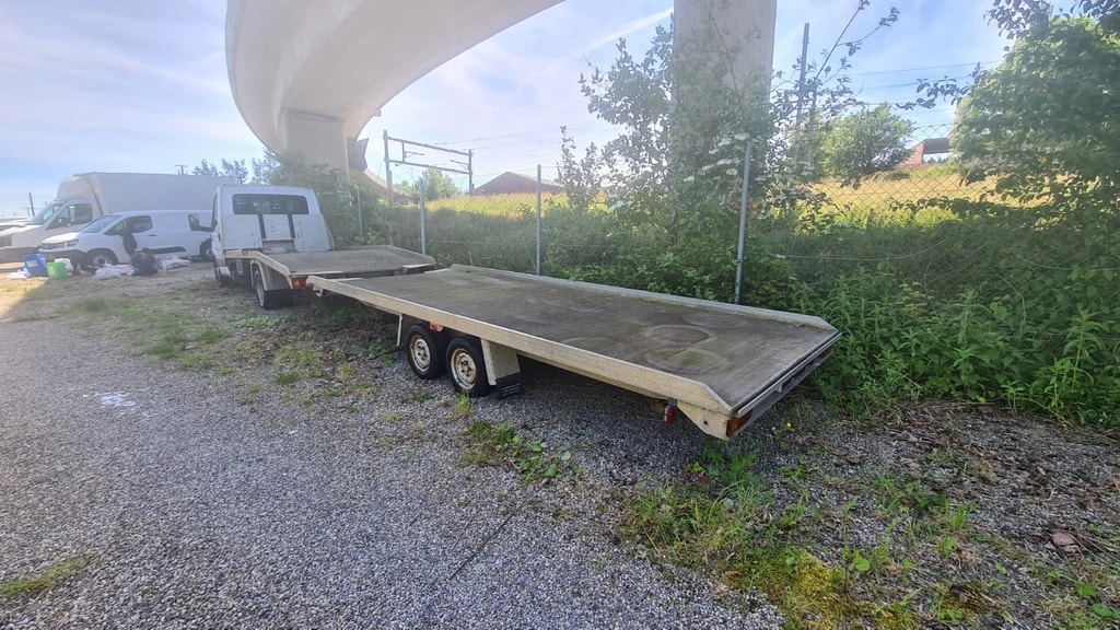 IVECO Daily City 35 C 13 A2CA14B1L1 ** 3-Plätzer ** Autotransporter mit Anhänger ** Komplet Aluminiumbrücke **Elektrische Seilwinde **-image-5