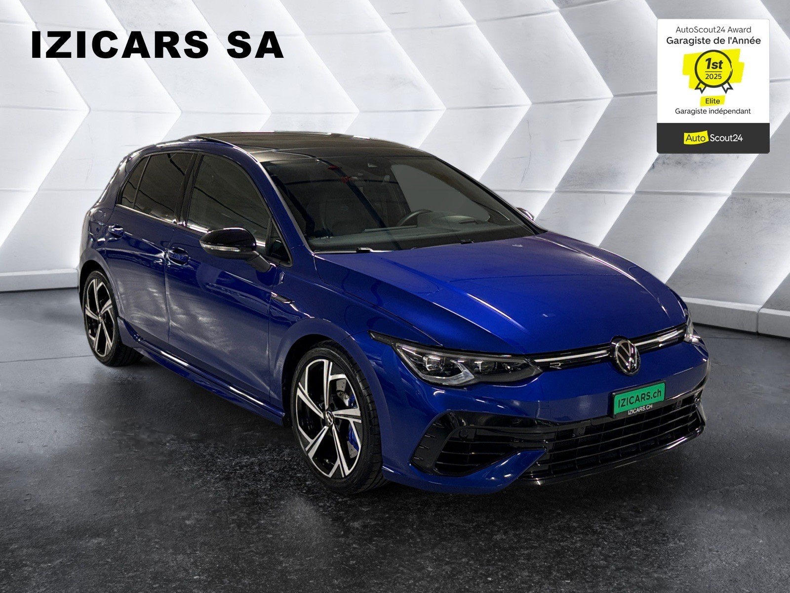 VW Golf 2.0 TSI R DSG 4Motion/Head-up- Display / Pack Cuir / Toit ouvrant / Caméra de recul/ Soundsystem Harman Kardon-image-2