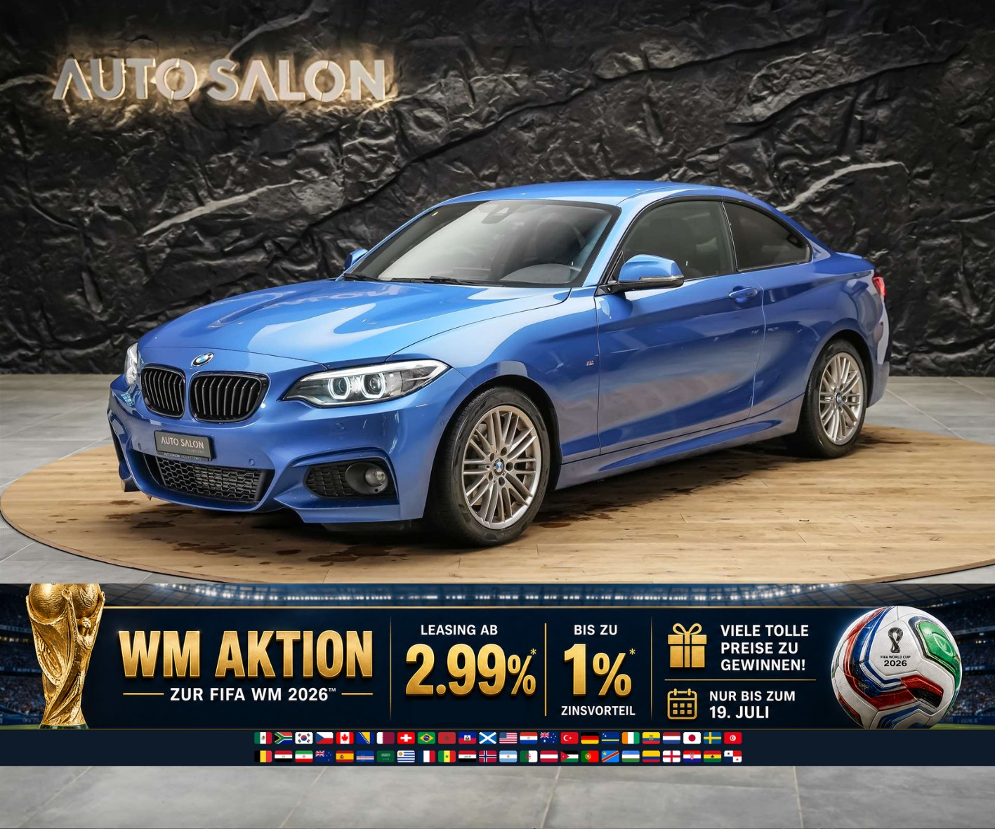 BMW 225d M Sport Steptronic *Harman/Kardon* Sitzheizung*Tempomat*-image-0