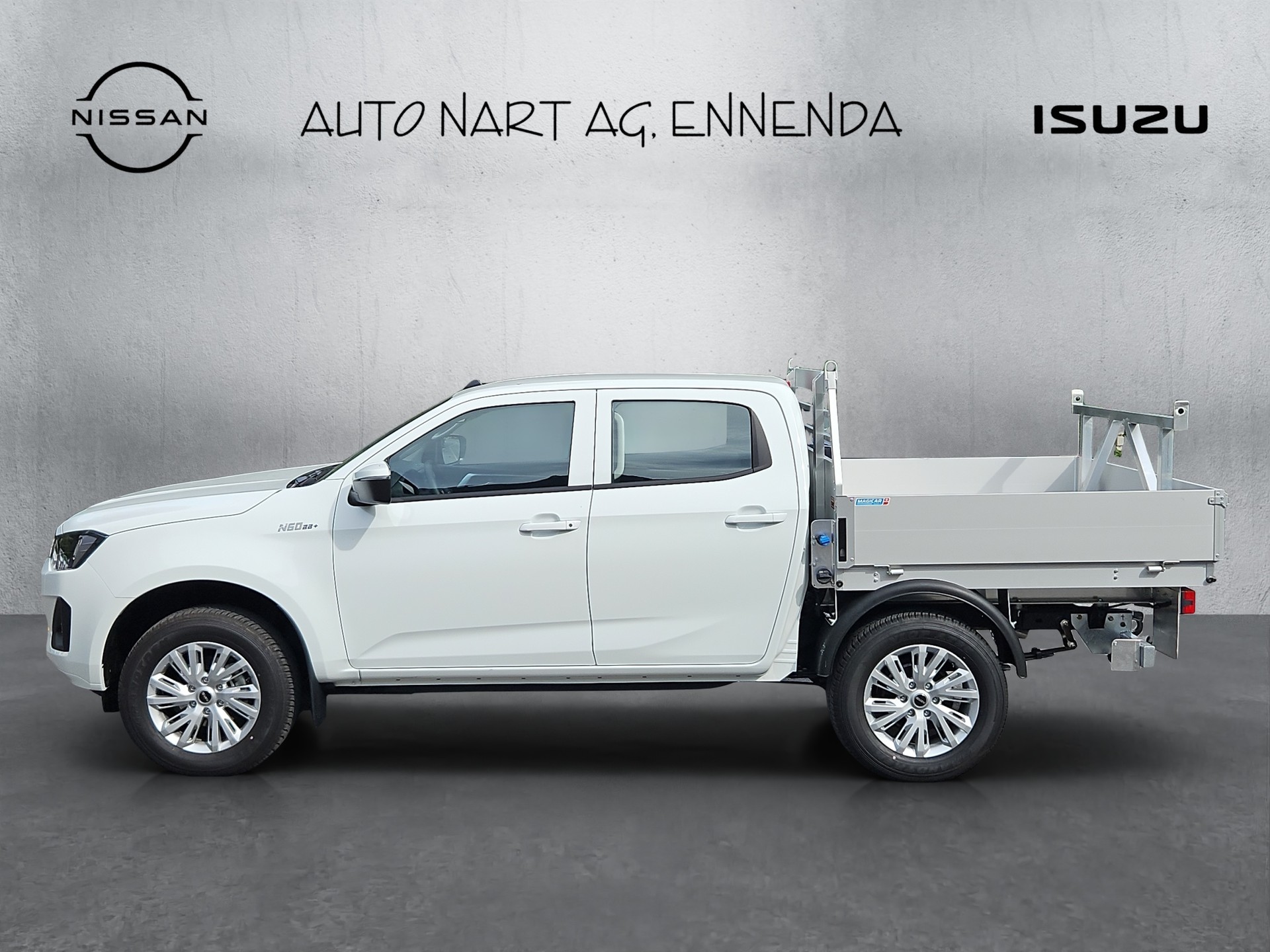 ISUZU D-MAX 1.9 CrewCab N60BB+ 4x4 - Alu-Brücke-image-1