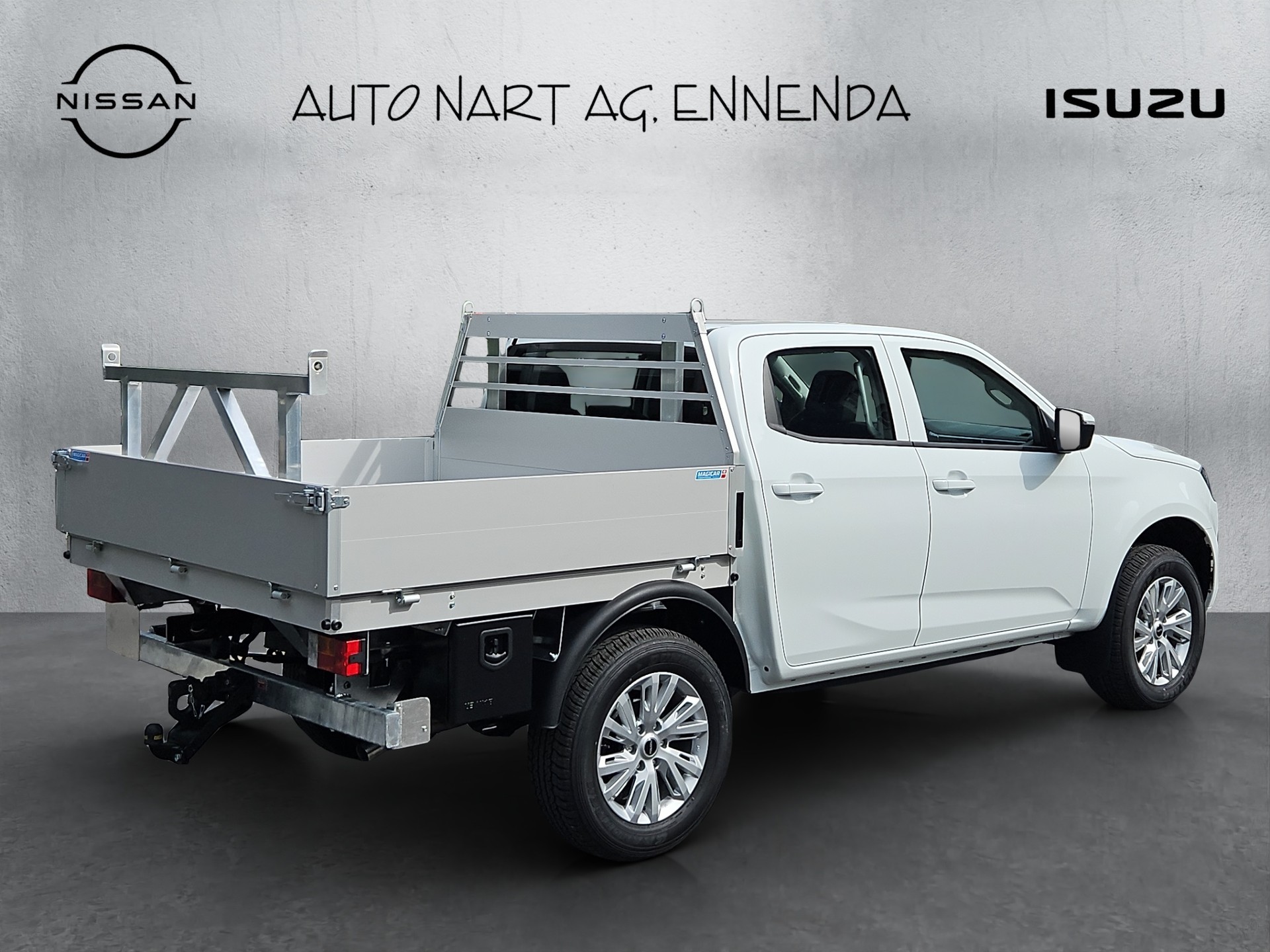 ISUZU D-MAX 1.9 CrewCab N60BB+ 4x4 - Alu-Brücke-image-4