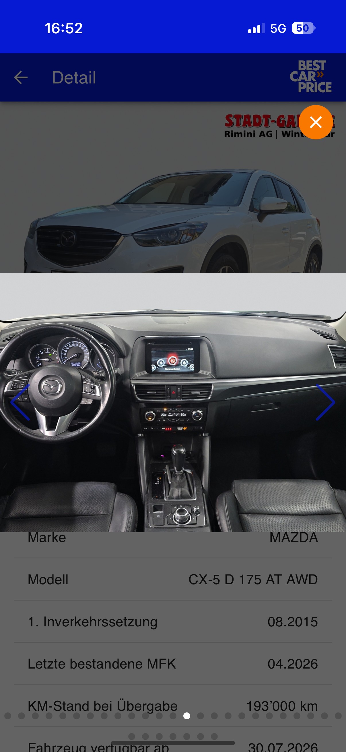 MAZDA CX-5 2.2 D HP Revolution AWD Automatic-image-11
