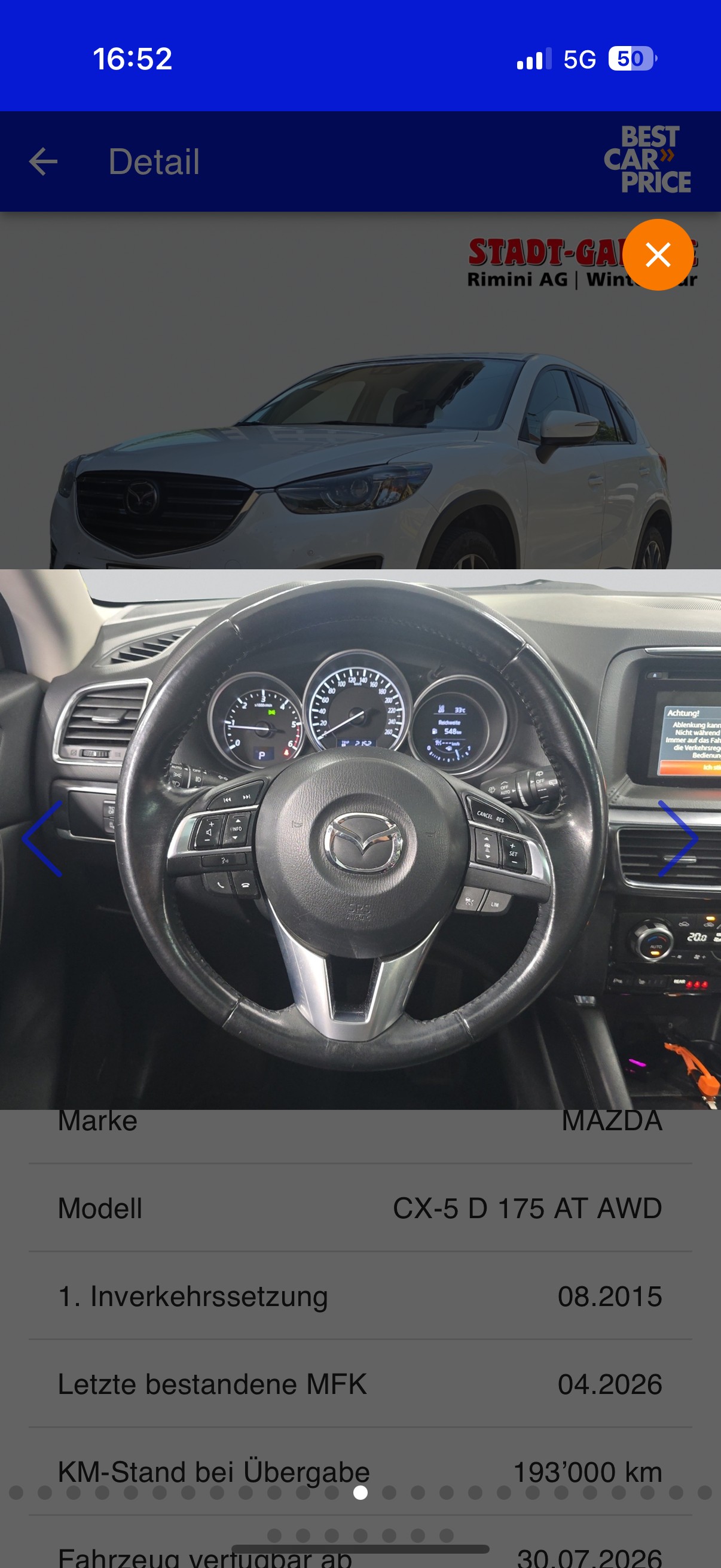 MAZDA CX-5 2.2 D HP Revolution AWD Automatic-image-12