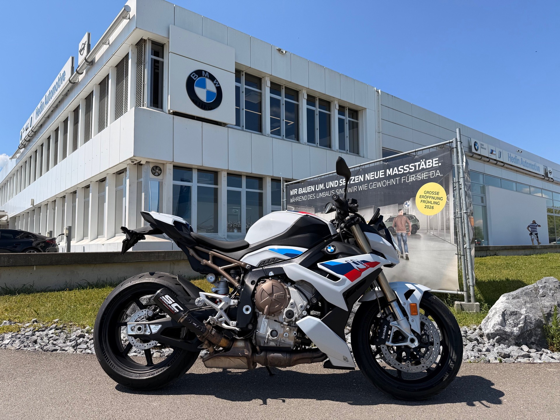 BMW S 1000 R M M Sport mit SC Project Auspuff