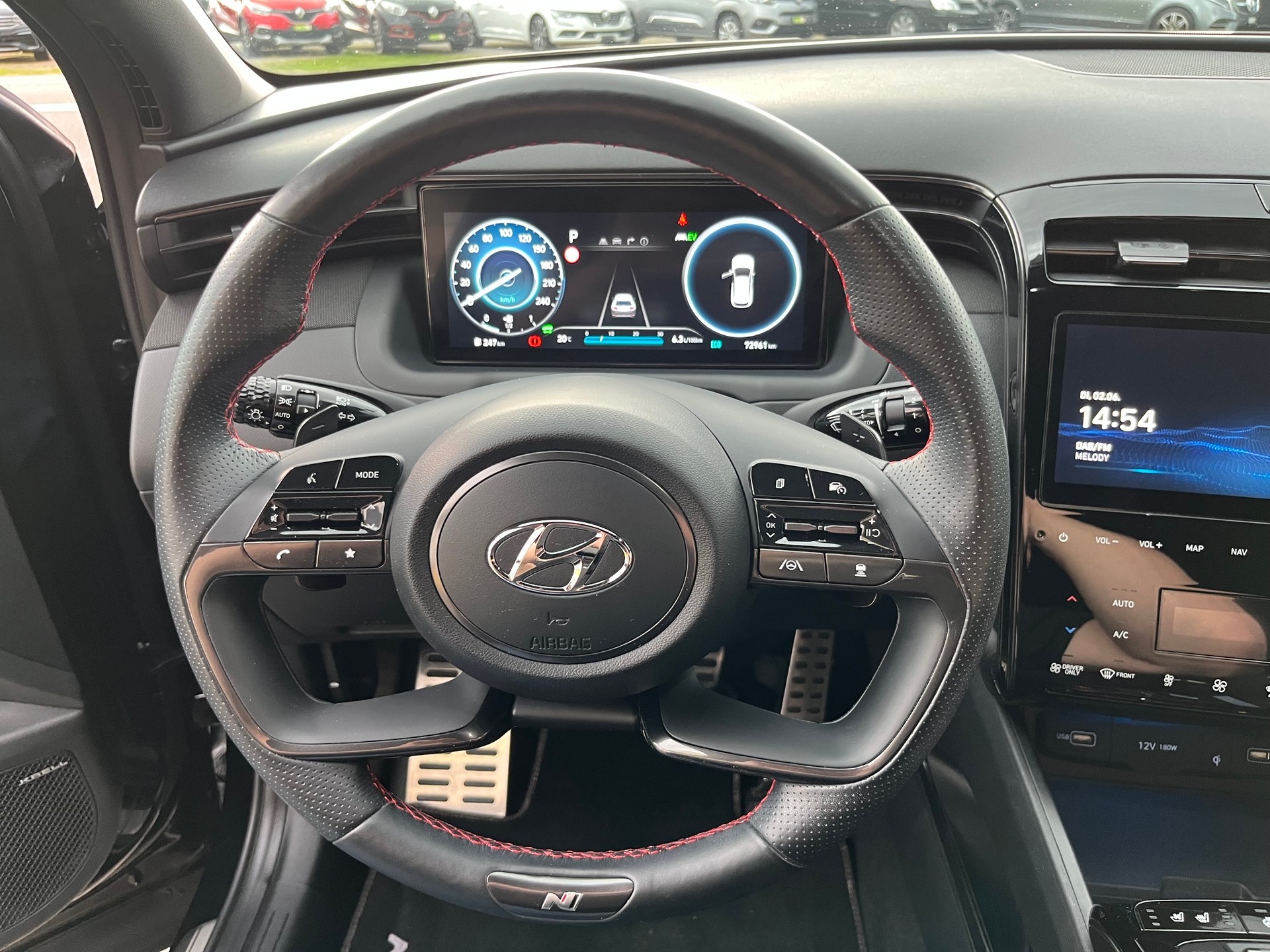 HYUNDAI Tucson 1.6 TGDI HEV N Line LUX pack 4WD+++ANHÄNGERKUPPLUNG+++-image-10