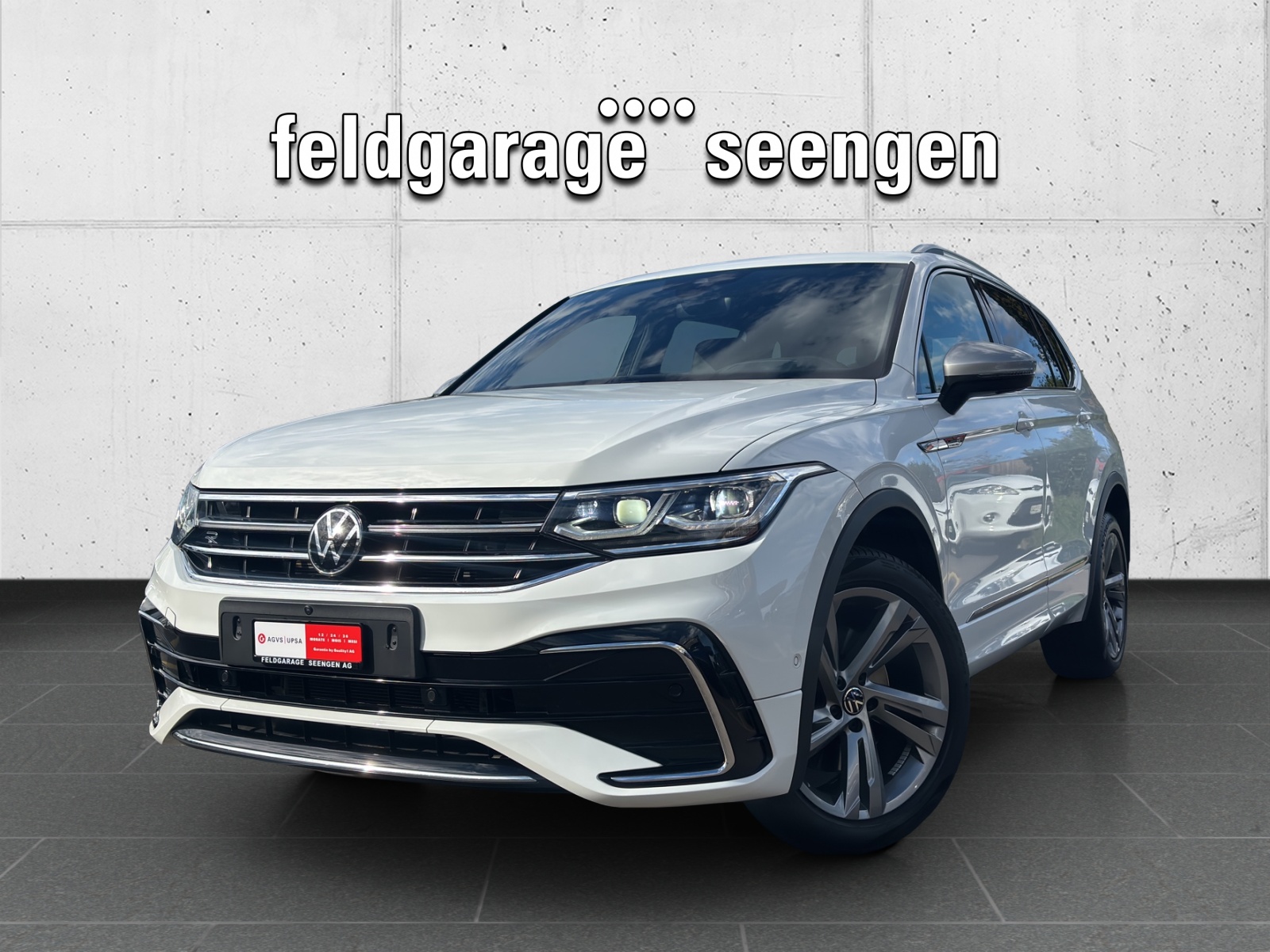 VW Tiguan Allspace 2.0 TDI SCR R-Line 4Motion DSG mit AHK, Head-Up-Display & 360°Kamrea-image-0