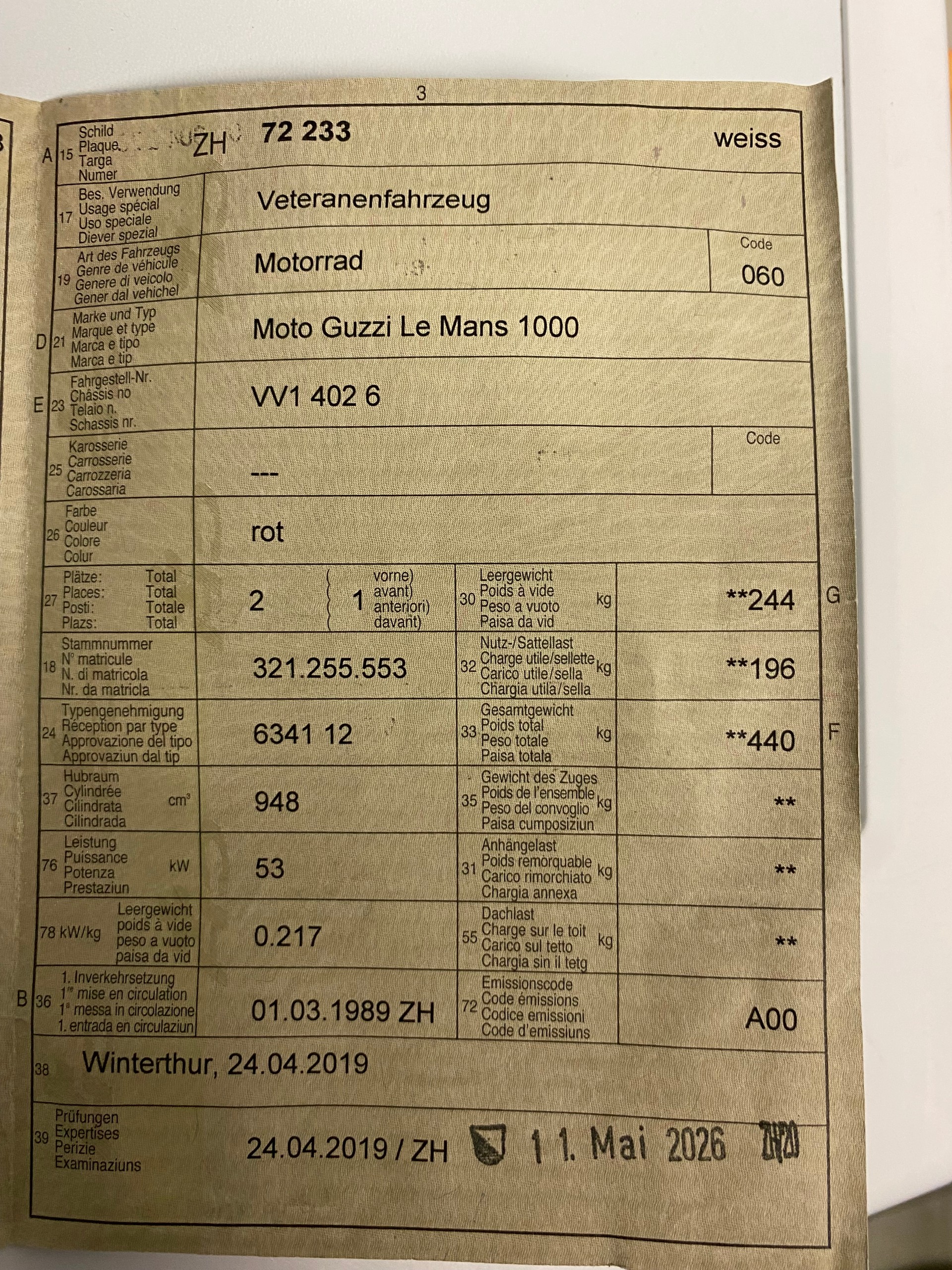 MOTO GUZZI Le Mans 1000-image-10