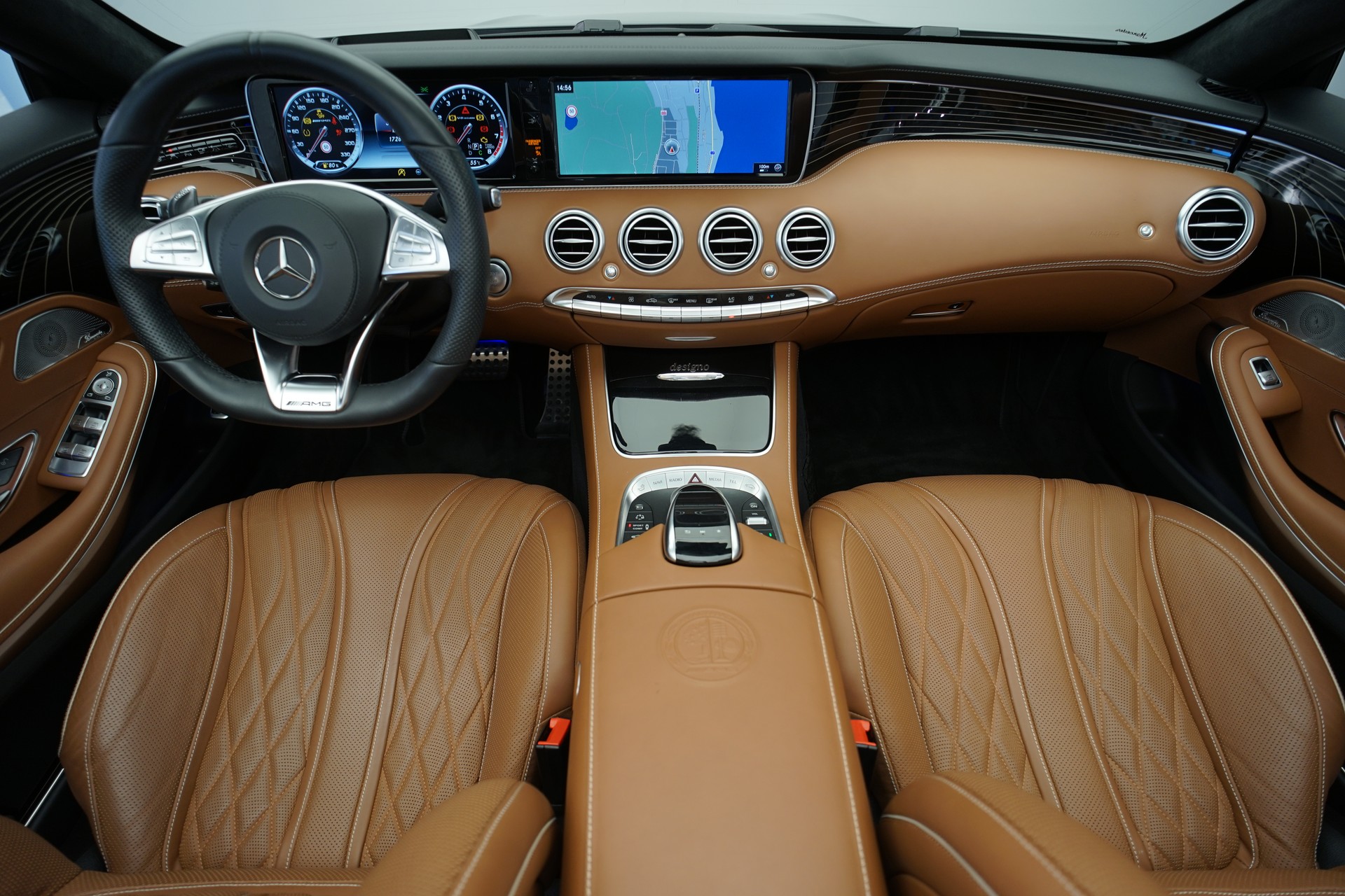 MERCEDES-BENZ S 63 AMG Cabriolet 4Matic Speedshift MCT *CH-Fahrzeug* *Designo Mokkaschwarz* *Swarowski*-image-19