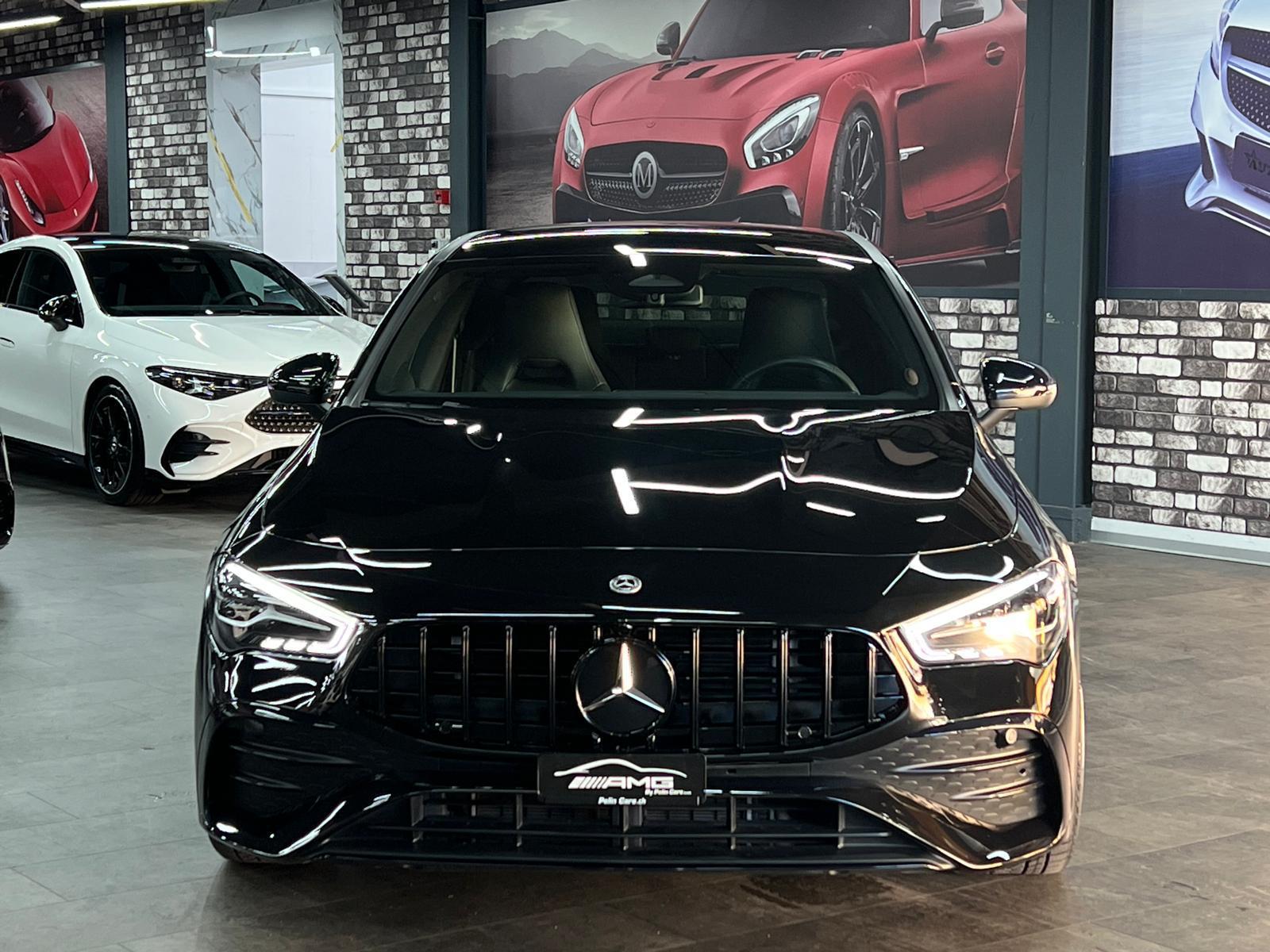 MERCEDES-BENZ CLA 200 ( CLA 45 AMG Bodykit ) Limited All Black Performance 3 Jahre MB Werksgarantie-image-2