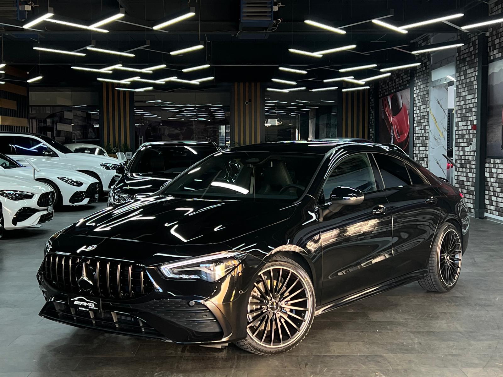 MERCEDES-BENZ CLA 200 ( CLA 45 AMG Bodykit ) Limited All Black Performance 3 Jahre MB Werksgarantie-image-0