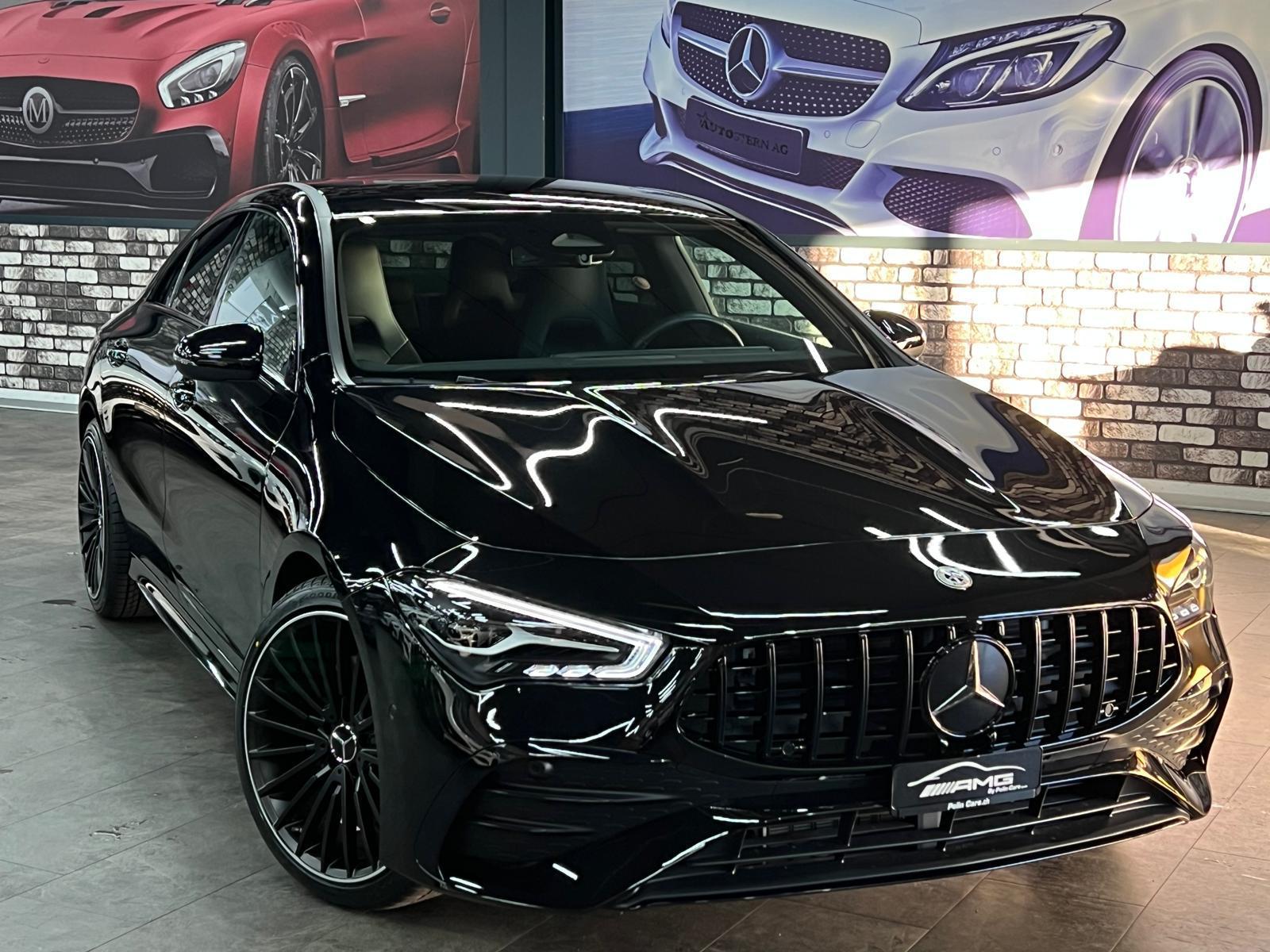 MERCEDES-BENZ CLA 200 ( CLA 45 AMG Bodykit ) Limited All Black Performance 3 Jahre MB Werksgarantie-image-3