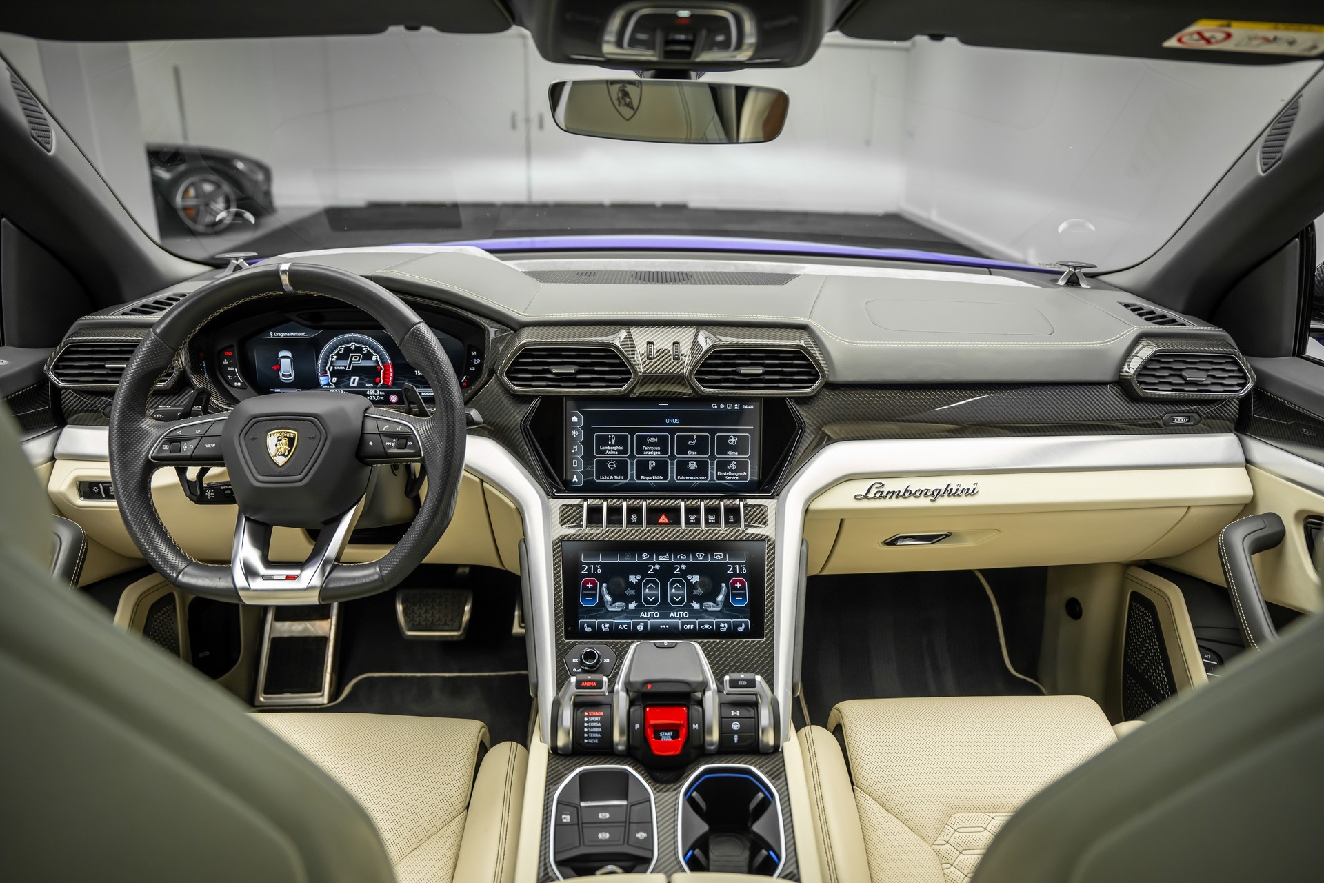 LAMBORGHINI URUS * FULL CARBON INNEN & AUSSEN * 23 ZOLL SCHMIEDERÄDER * LEASING AB 925 *-image-22