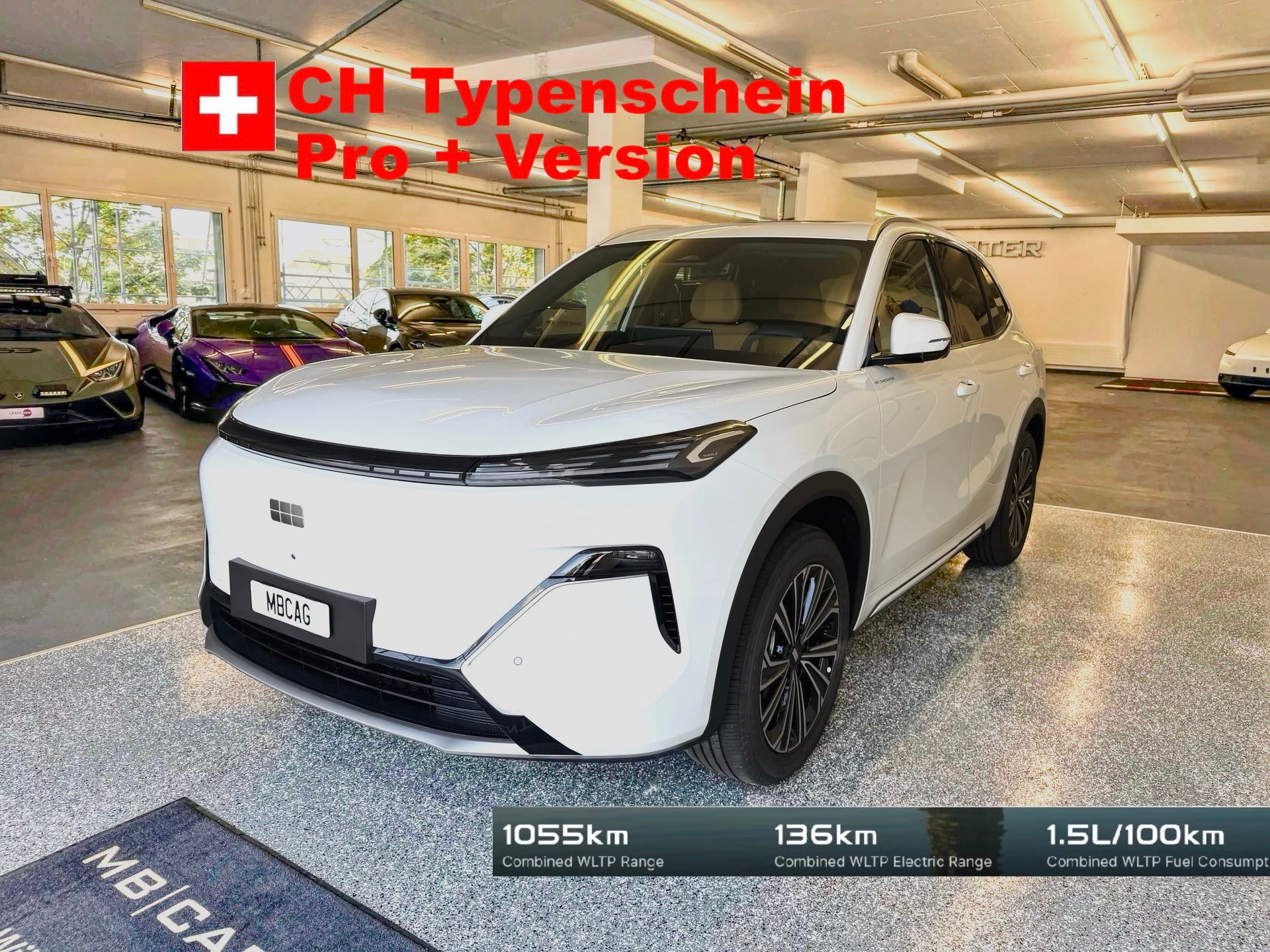 GEELY Starray EM-i Max+ mit grossem 29.8kw Akku / Inneraum Bernsteinbraun / alle Optionen / 8 Jahre 200'000km Werksgarantie-image-0
