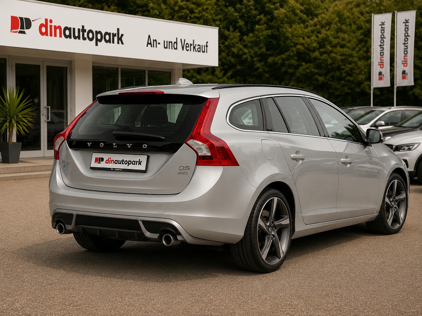 VOLVO V60 D5 AWD R-Design Geartronic * CH-Fahrzeug * 230PS * inkl. Garantie *-showroom-element-3