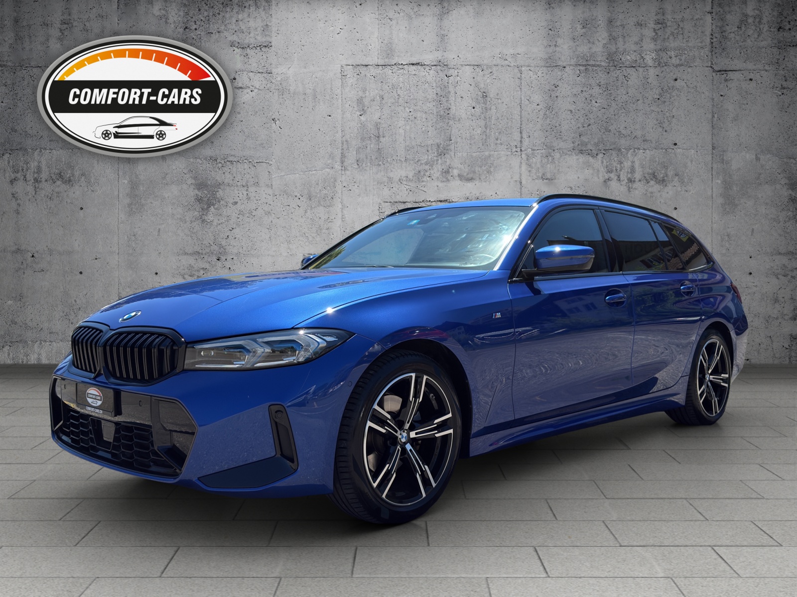 BMW 320d xDrive 48V Touring Steptronic M-Sport Paket*4x4*San Marino Blau
