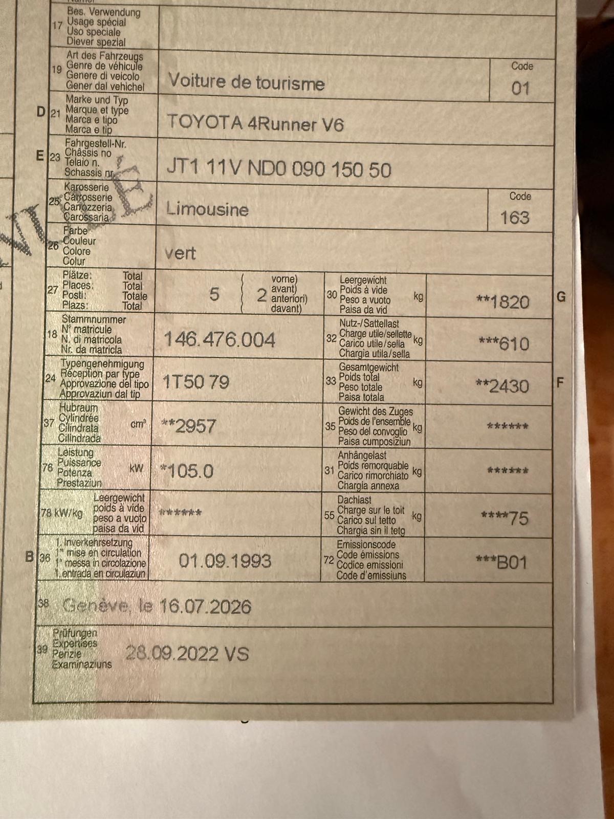 TOYOTA 3.0