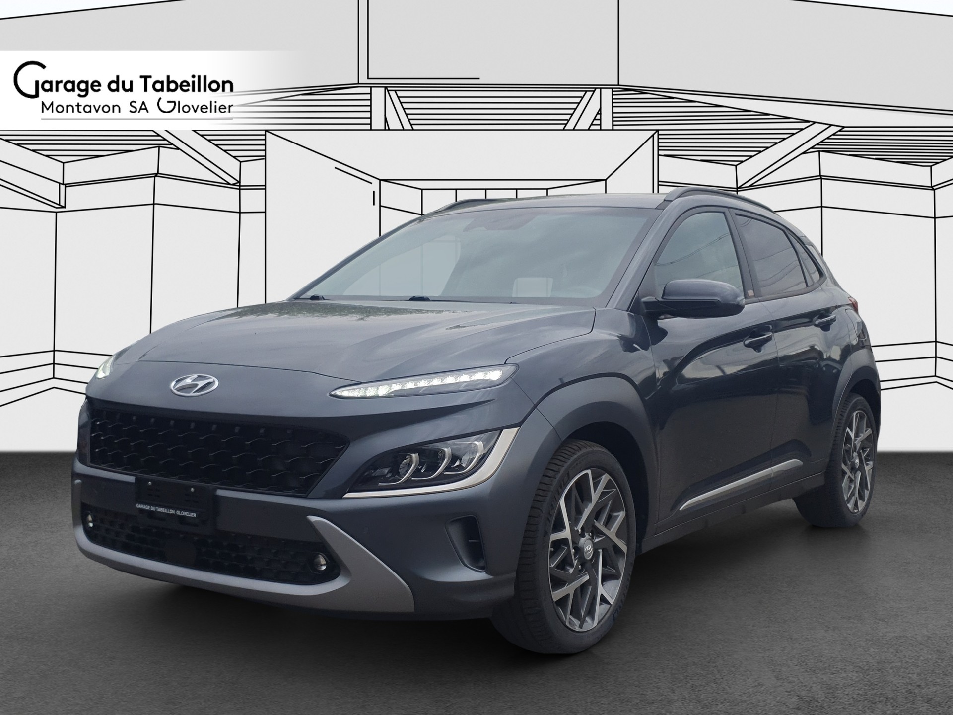 HYUNDAI Kona 1.6 GDi Hybrid Vertex Auto. Crochet-image-0