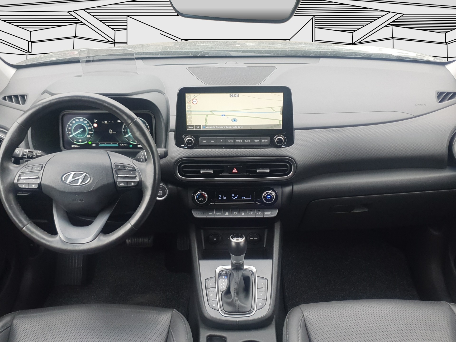 HYUNDAI Kona 1.6 GDi Hybrid Vertex Auto. Crochet-image-6