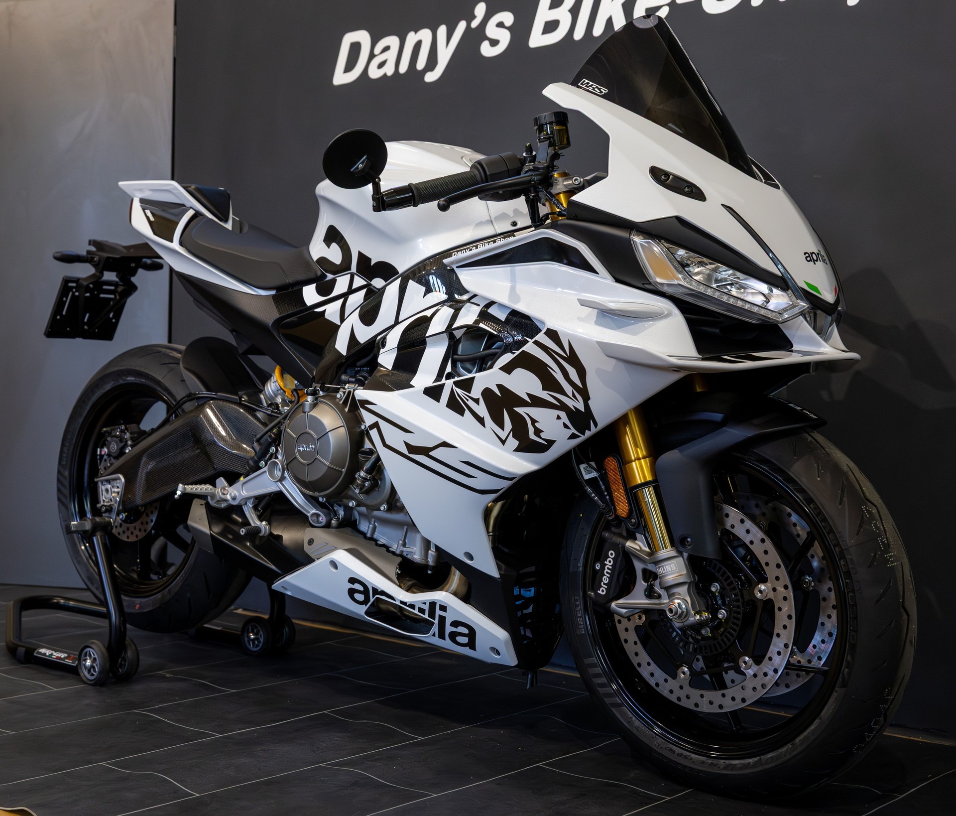 APRILIA RS 660 white Lion Factory E5+ (35kW)-image-4