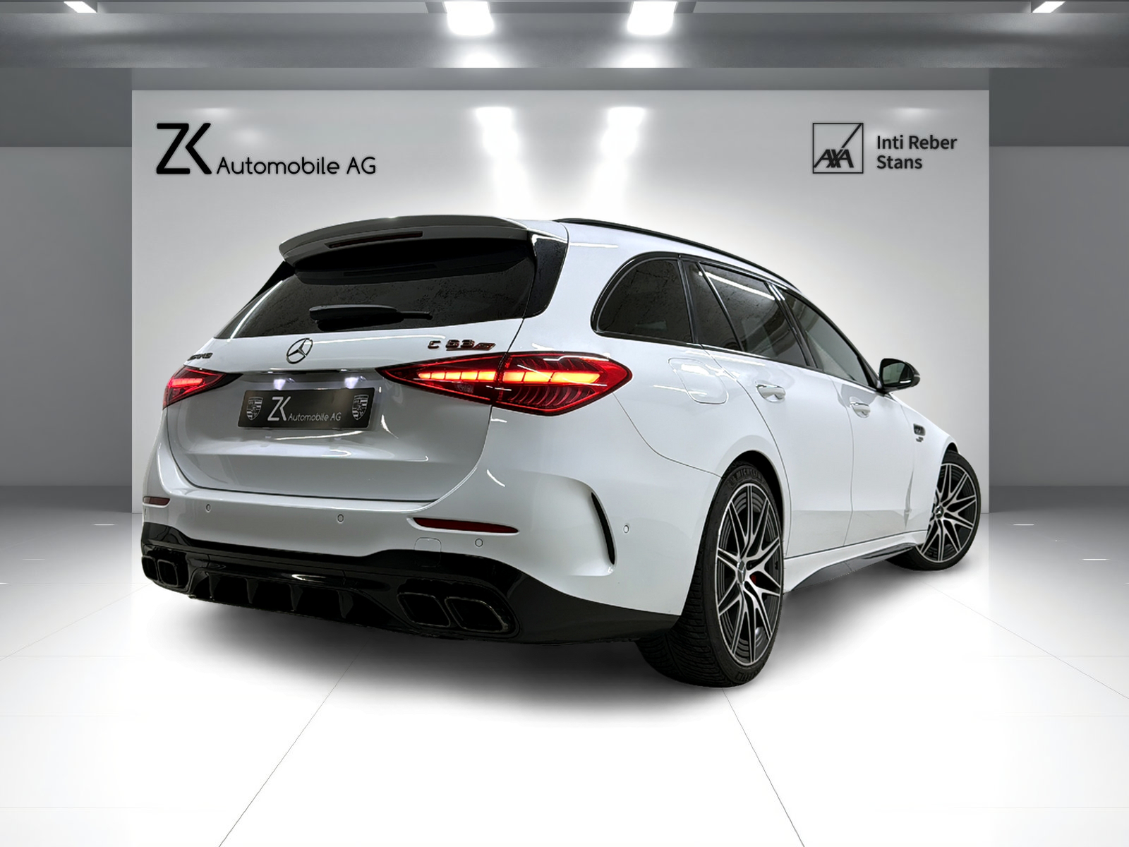 MERCEDES-BENZ C 63 S AMG T E 476PS Performance 4 Matic Designo Opalithweiss Metallic / CH-Fahrzeug / MB Gratis Service /-showroom-element-1