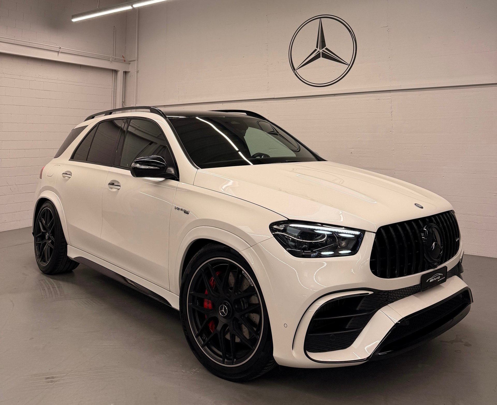 MERCEDES-BENZ GLE 63 S AMG 4Matic+ 9G-Speedshift Limited White Black Performance Facelift Gratisservice & Garantie-image-3
