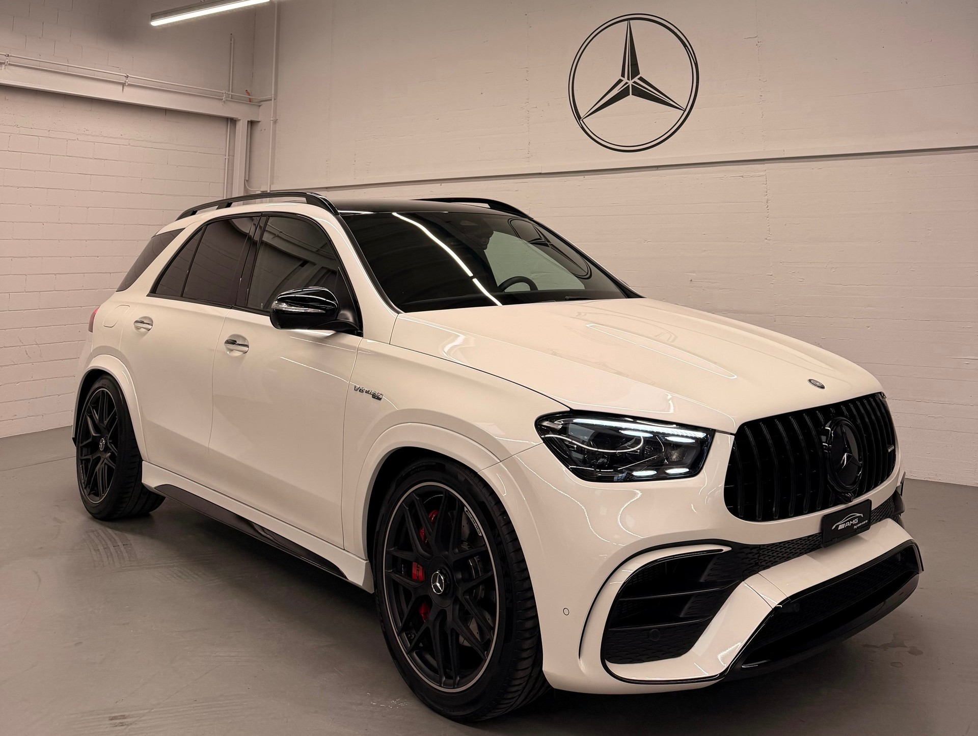 MERCEDES-BENZ GLE 63 S AMG 4Matic+ 9G-Speedshift Limited White Black Performance Facelift Gratisservice & Garantie-image-2
