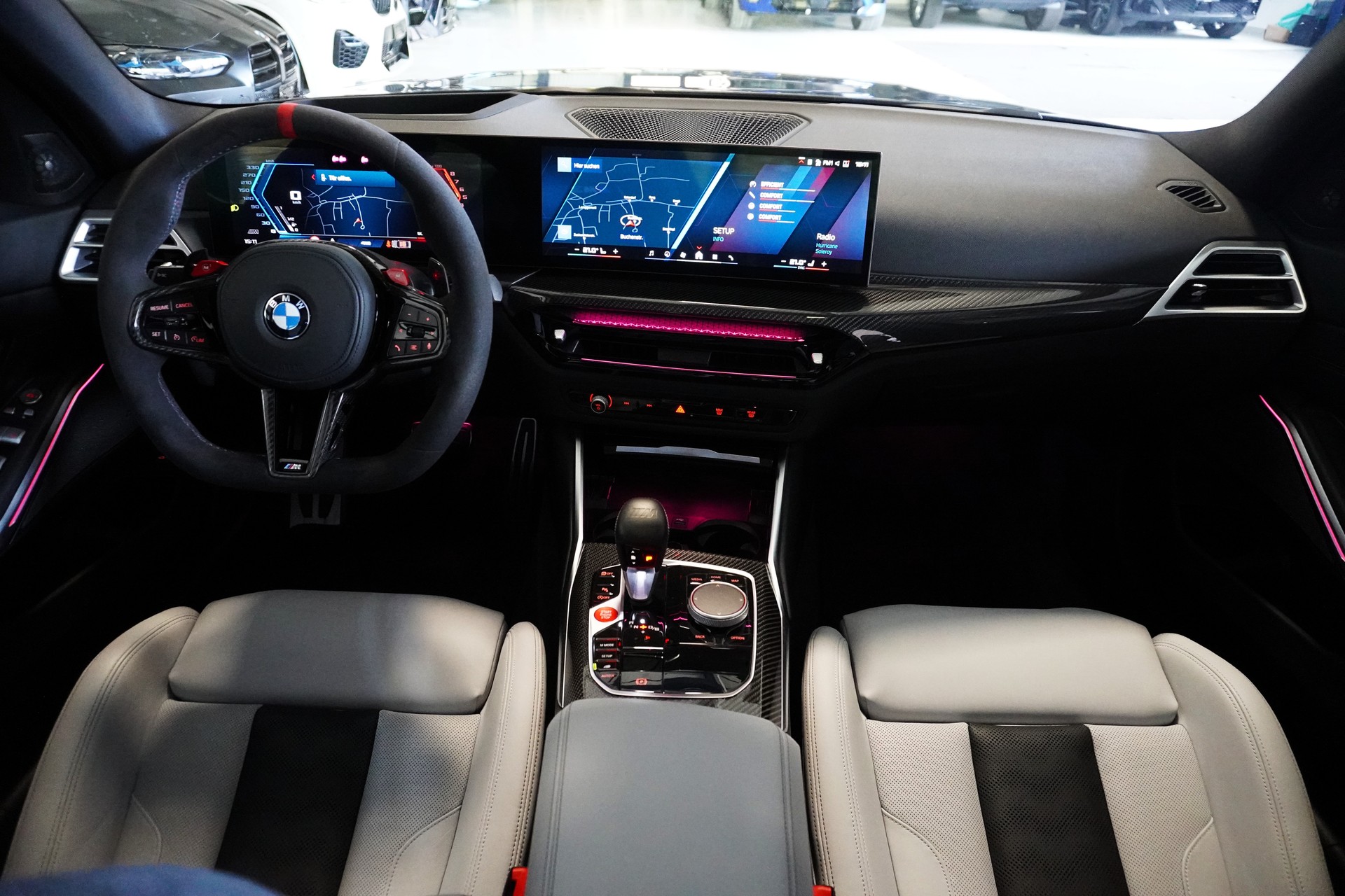 BMW M3 Competition M xDrive // BMW Werksgarantie bis 03/2029 // Individual Dravitgrau //-image-13