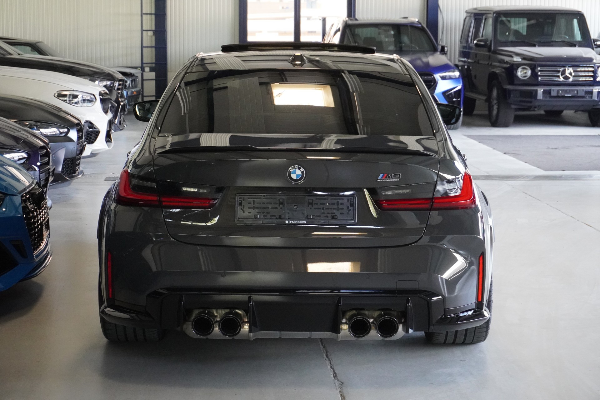BMW M3 Competition M xDrive // BMW Werksgarantie bis 03/2029 // Individual Dravitgrau //-image-7