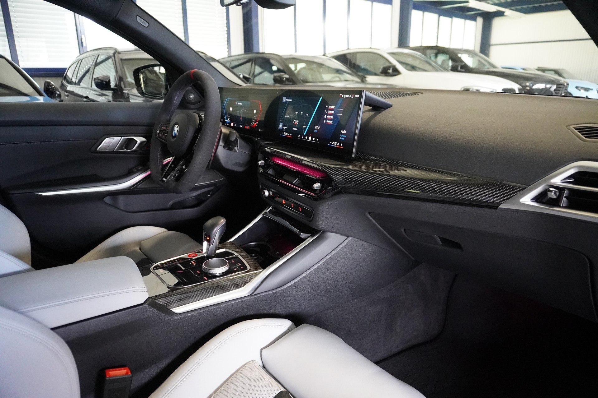 BMW M3 Competition M xDrive // BMW Werksgarantie bis 03/2029 // Individual Dravitgrau //-image-10
