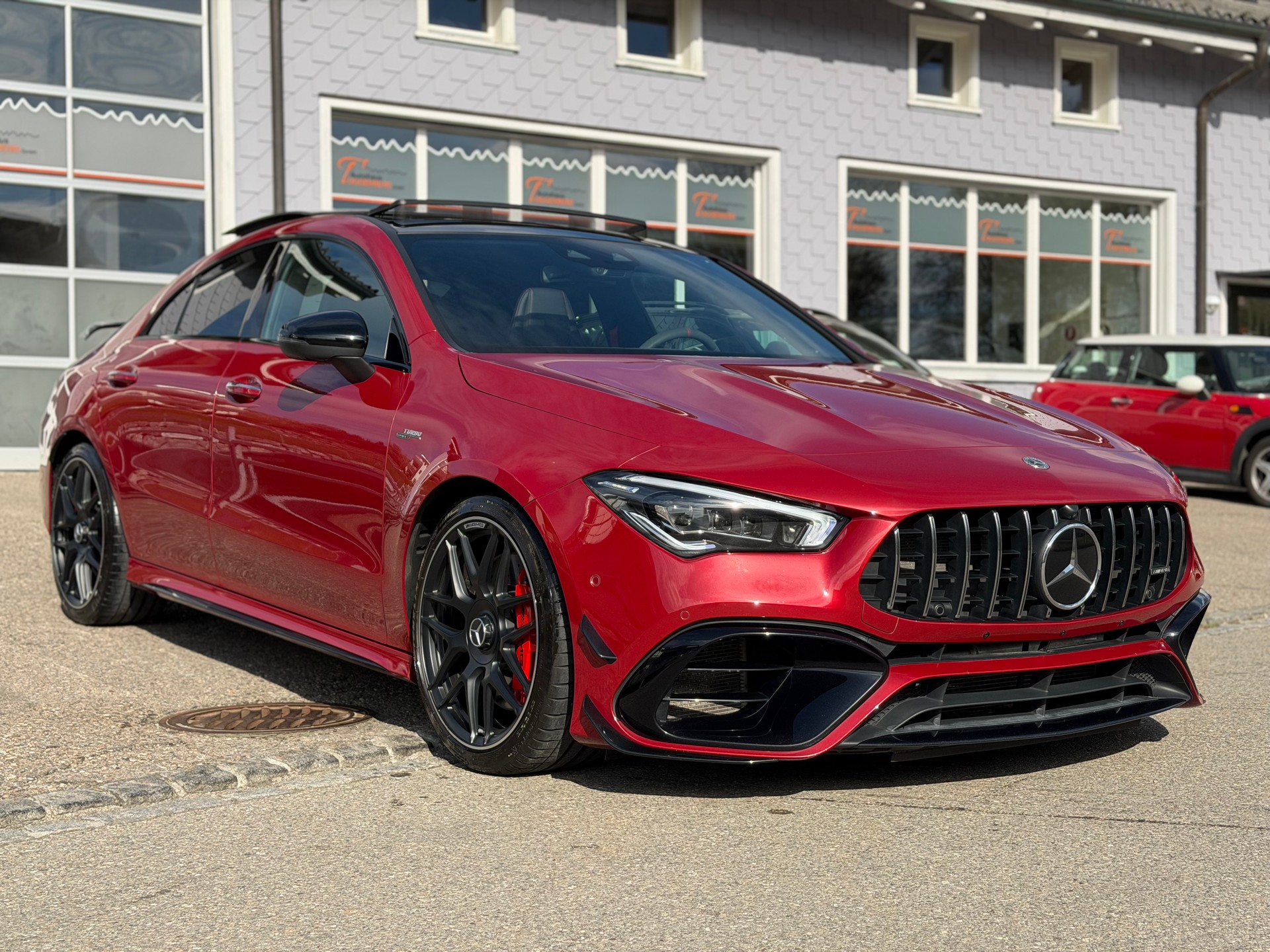 MERCEDES-BENZ CLA 45 S AMG 4Matic+ 8G-DCT *Manufaktur Patagoniarot*Vollausstattung*Mercedes Garantie bis 04.2028*-image-1