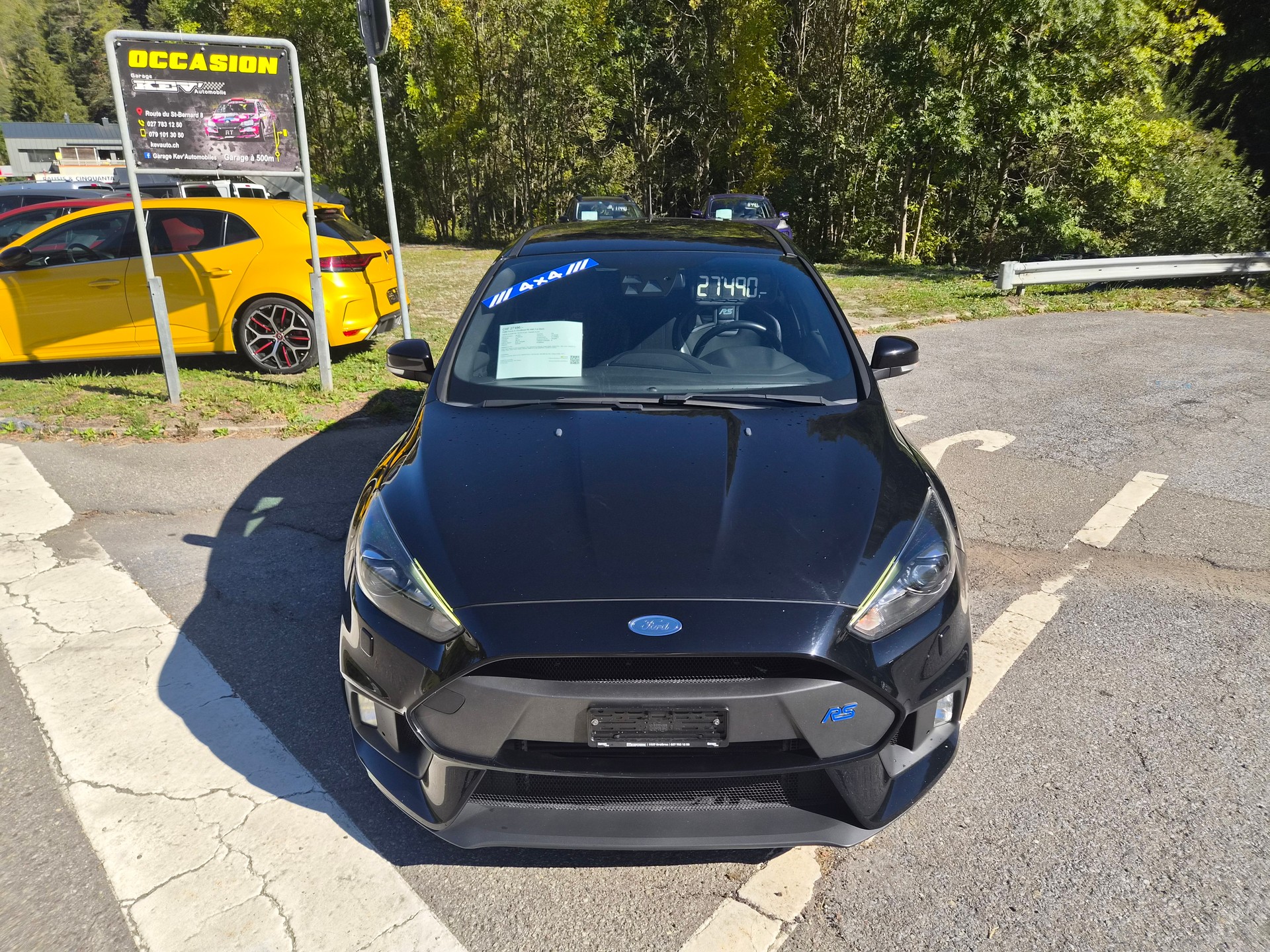 FORD Focus 2.3 EcoBoost RS AWD Full Black-image-3