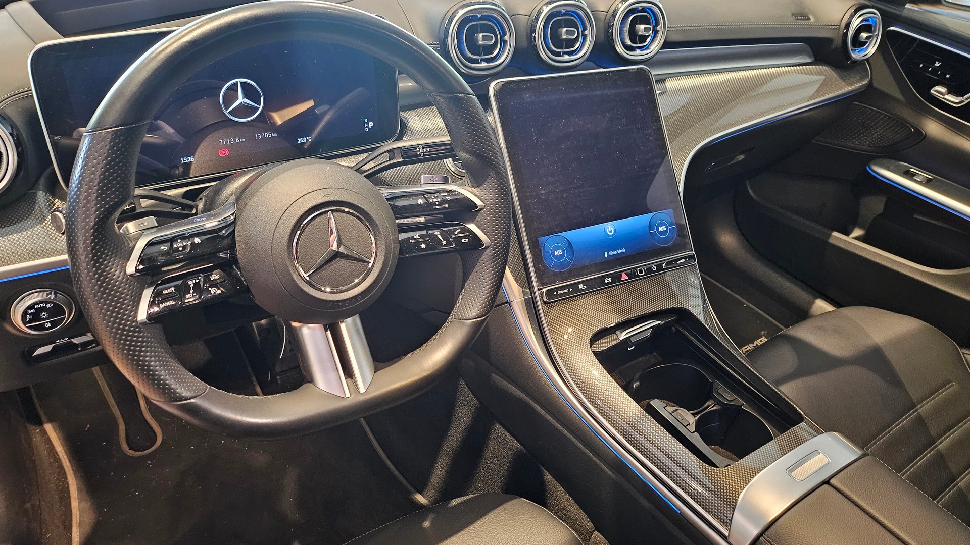 MERCEDES-BENZ C 220 d T 4Matic AMG Line Black Paket Top Ausstattung-image-26