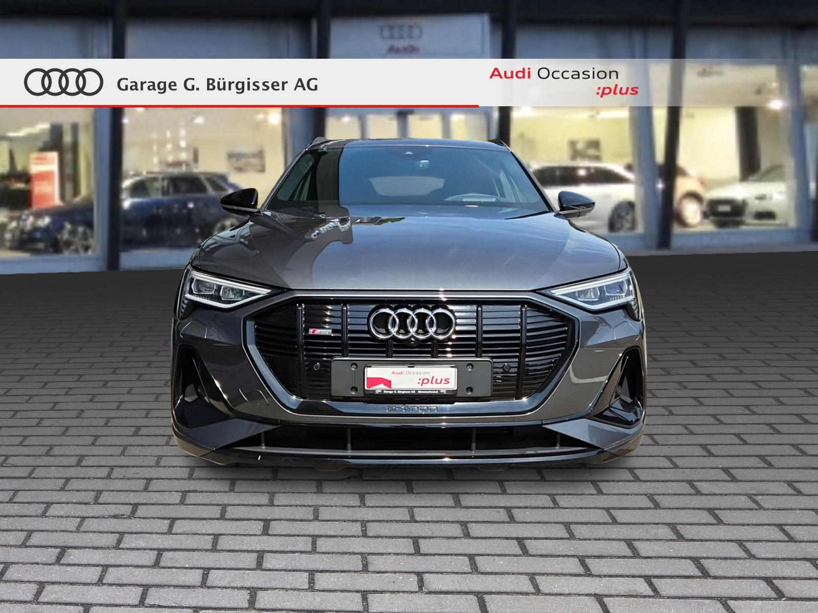 AUDI audi e-tron 55 S Line Black Edition quattro Daytonagrau Perleffekt-showroom-element-1