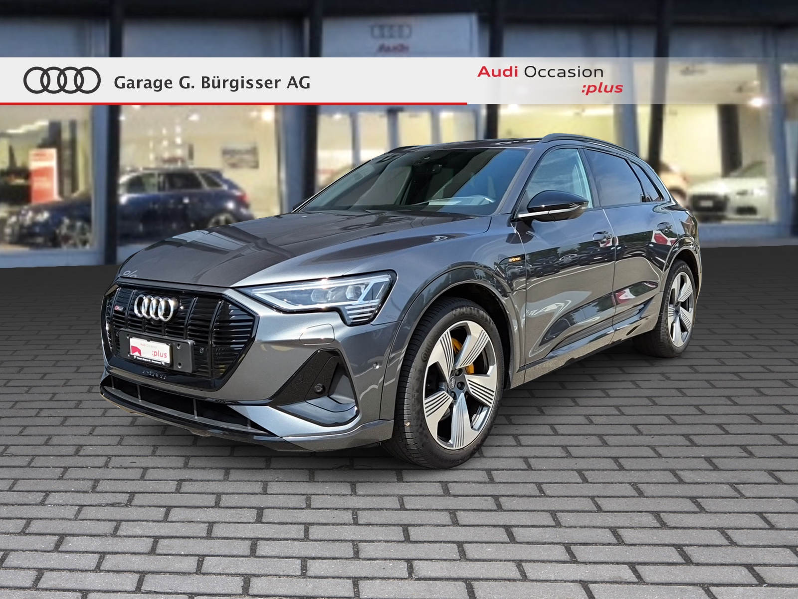 AUDI audi e-tron 55 S Line Black Edition quattro Daytonagrau Perleffekt