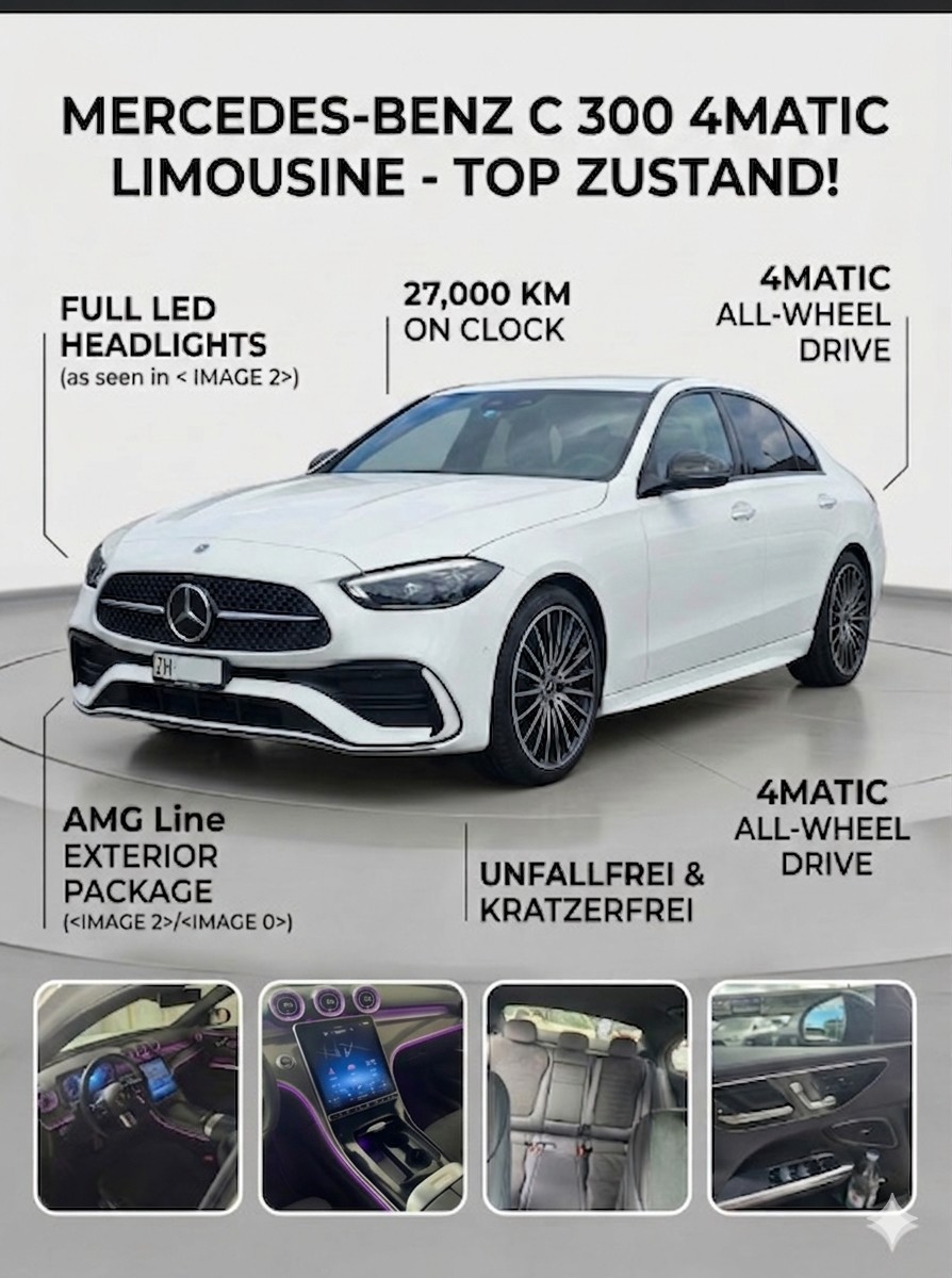 MERCEDES-BENZ C 300 AMG Line 4matic-image-0