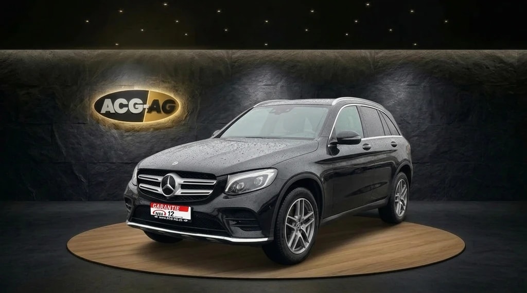 MERCEDES-BENZ GLC 250 d AMG Line 4Matic 9G-Tronic ** Voll-Leder ** Panorama Glasdach ** Navigation ** RF-Kamera 360° ** Frisch ab MFK **-image-2
