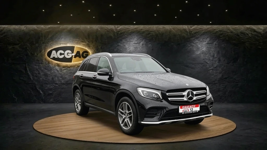 MERCEDES-BENZ GLC 250 d AMG Line 4Matic 9G-Tronic ** Voll-Leder ** Panorama Glasdach ** Navigation ** RF-Kamera 360° ** Frisch ab MFK **-image-0