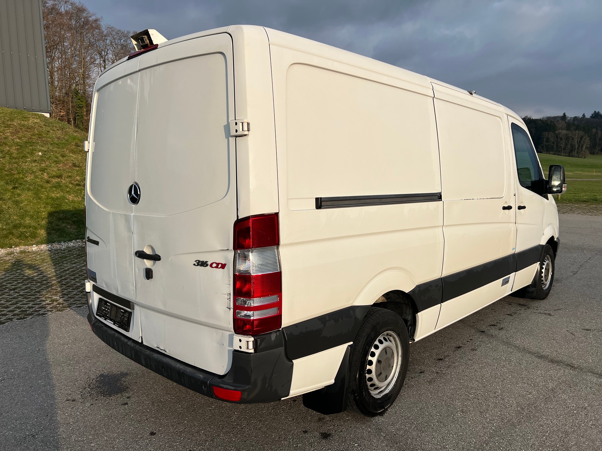 MERCEDES-BENZ Sprinter 316 CDI Blindée transport de font-image-3