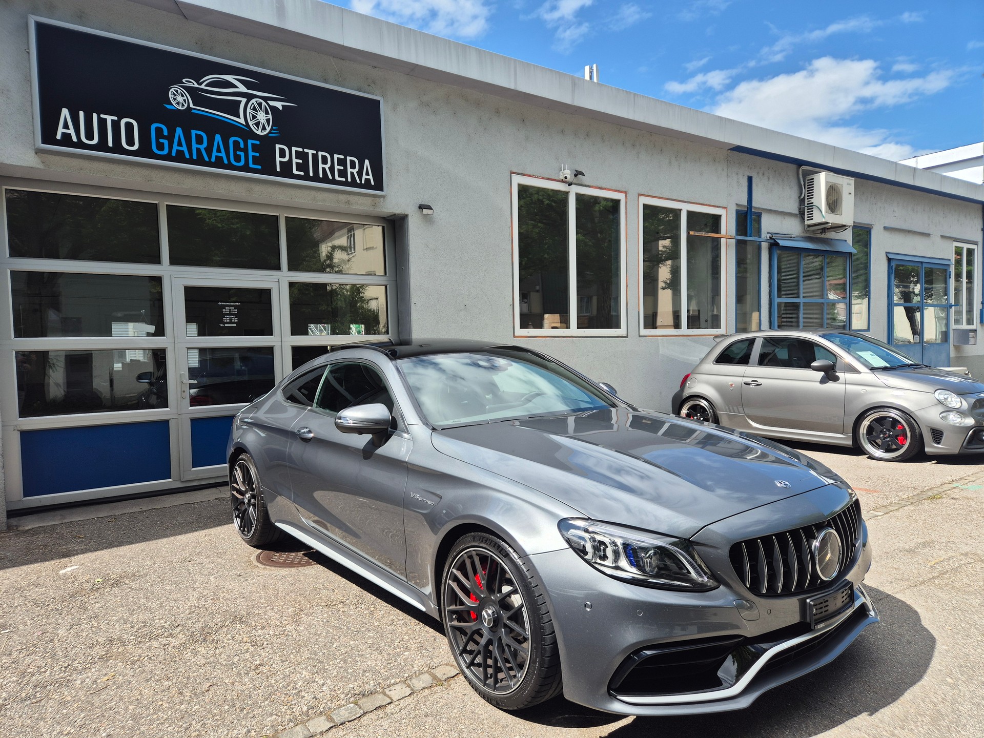 MERCEDES-BENZ C 63 S AMG 9G-tronic * 1 Hand * Mercedes Swiss Garantie bis 05.2027 * Panoramadach * Head up Diplay * Burmester *-image-1