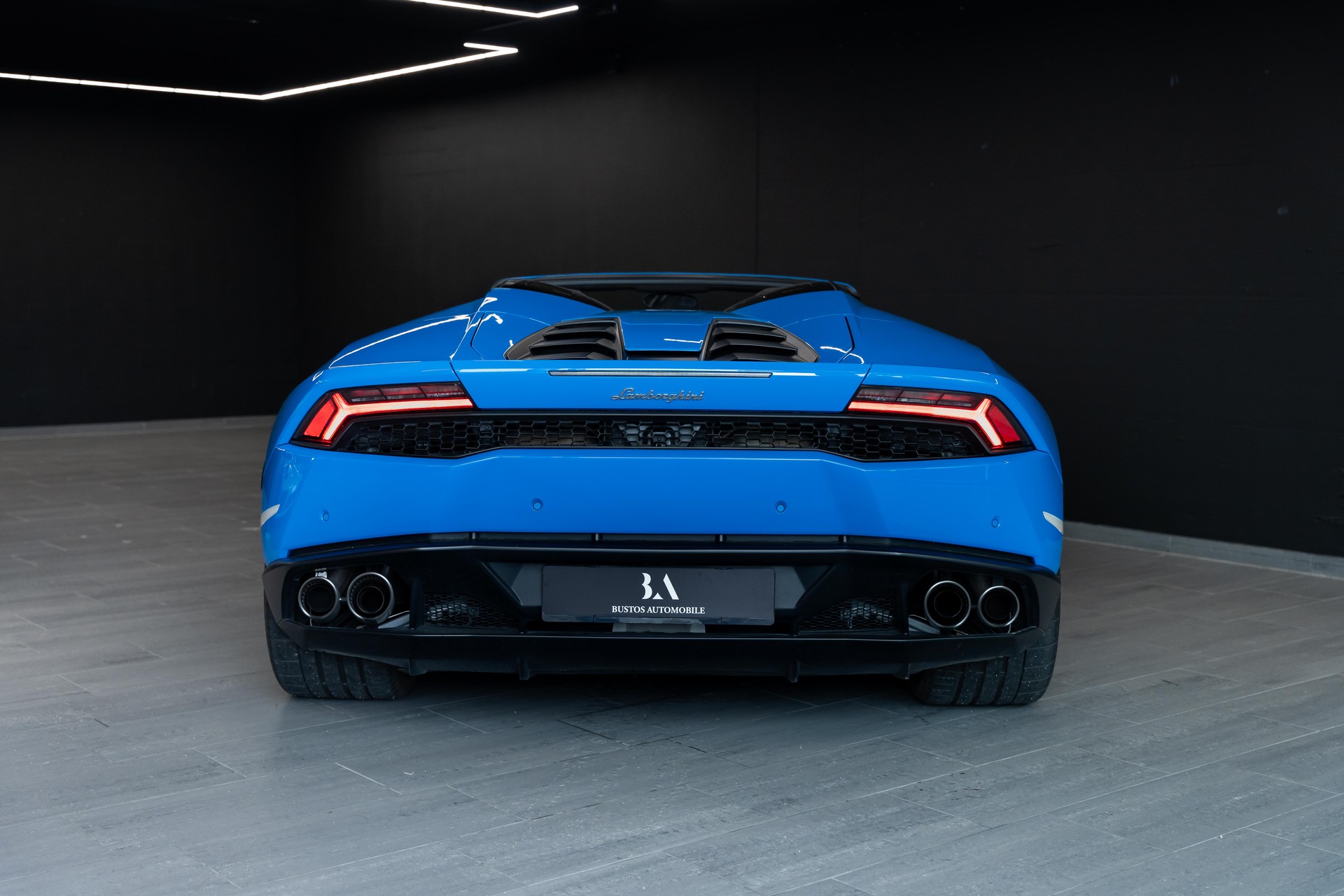 LAMBORGHINI Huracan LP610-4 Spyder DCT / CH AUTO / LE MANS BLUE / Service Lamborghini-image-8