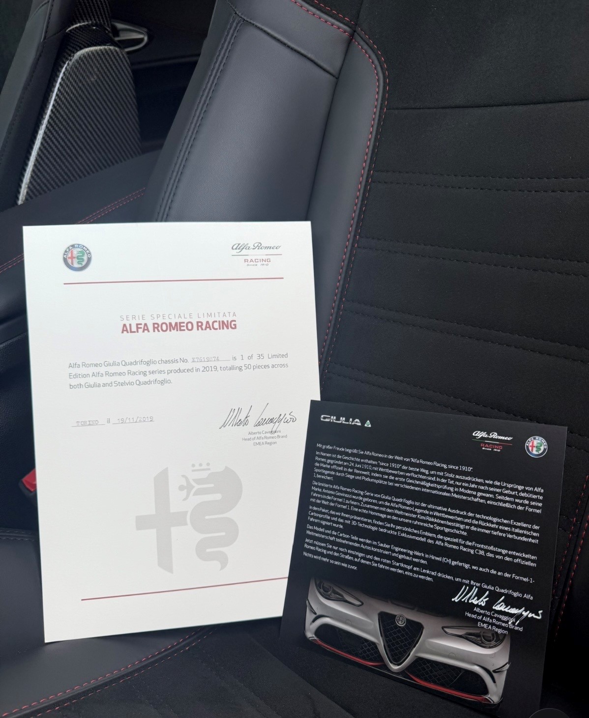 ALFA ROMEO Giulia 2.9 V6 Quadrifoglio Racing Sauber F1-image-27