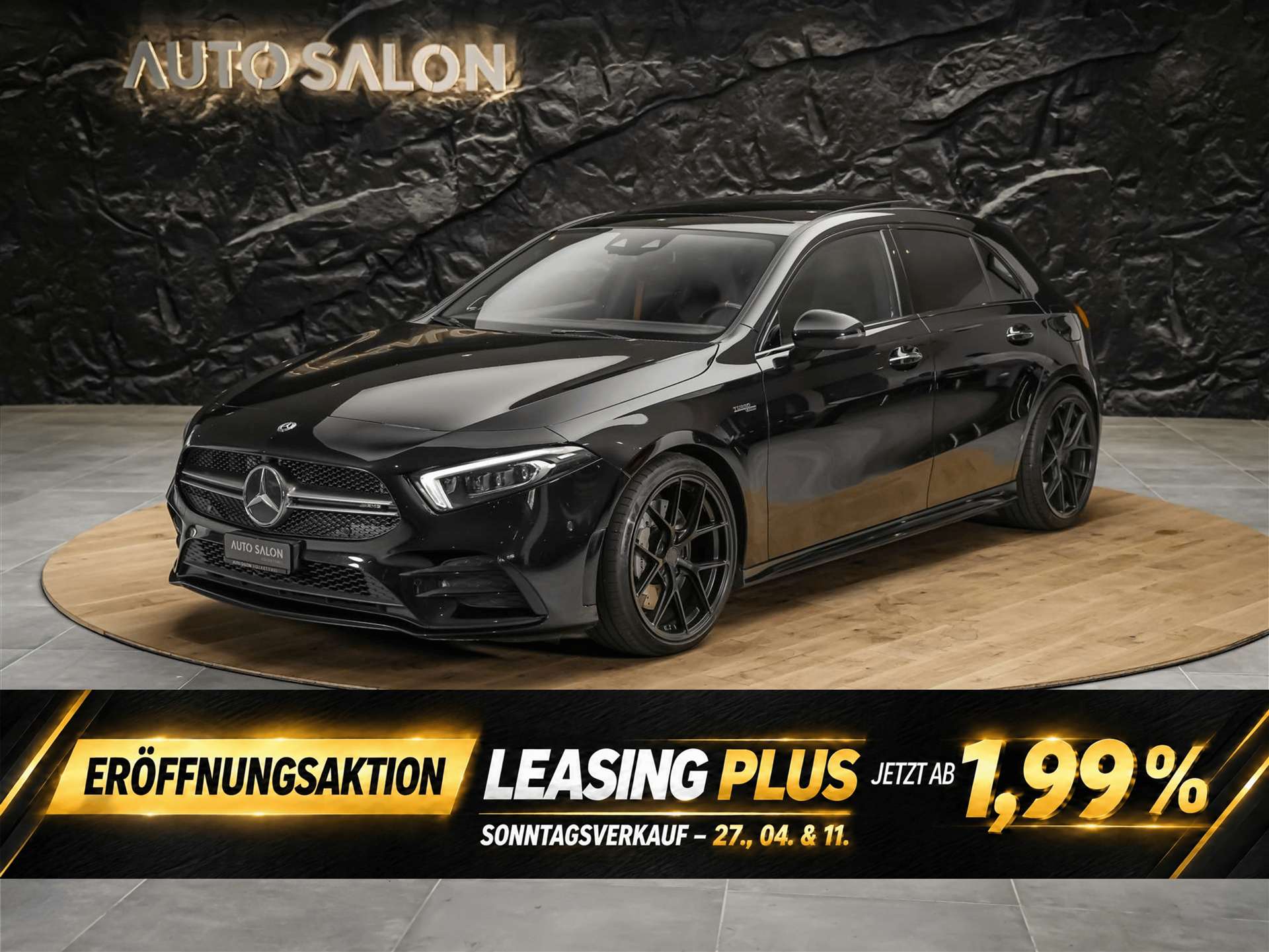 MERCEDES-BENZ A 35 AMG 4Matic Speedshift *CH -Fahrzeug*Panorama*Burmester*El. Sitze mit Memory*