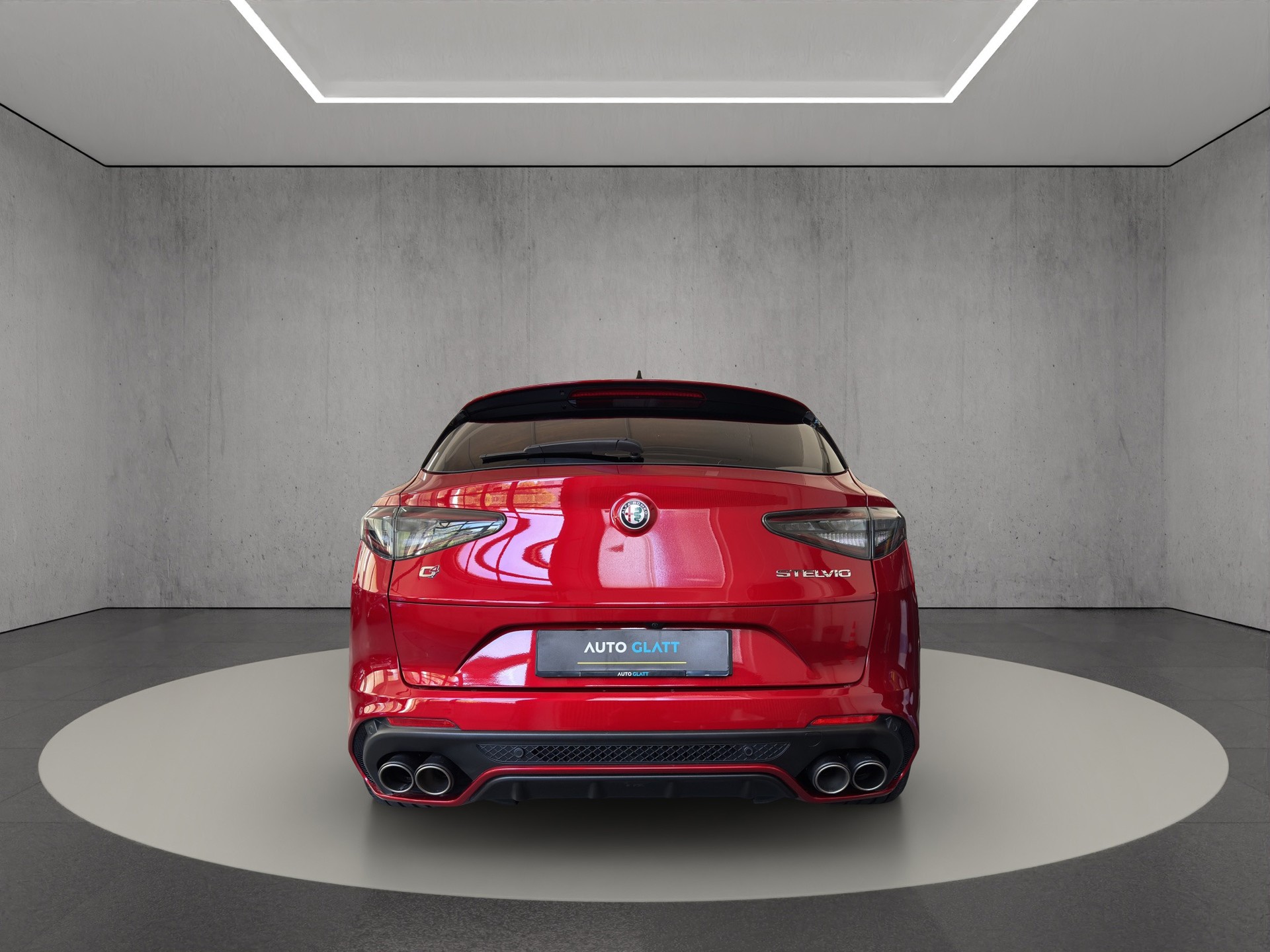 ALFA ROMEO Stelvio 2.9 V6 Quadrifoglio Q4 AT8 "Rosso Etna-Akrapovic"-image-6